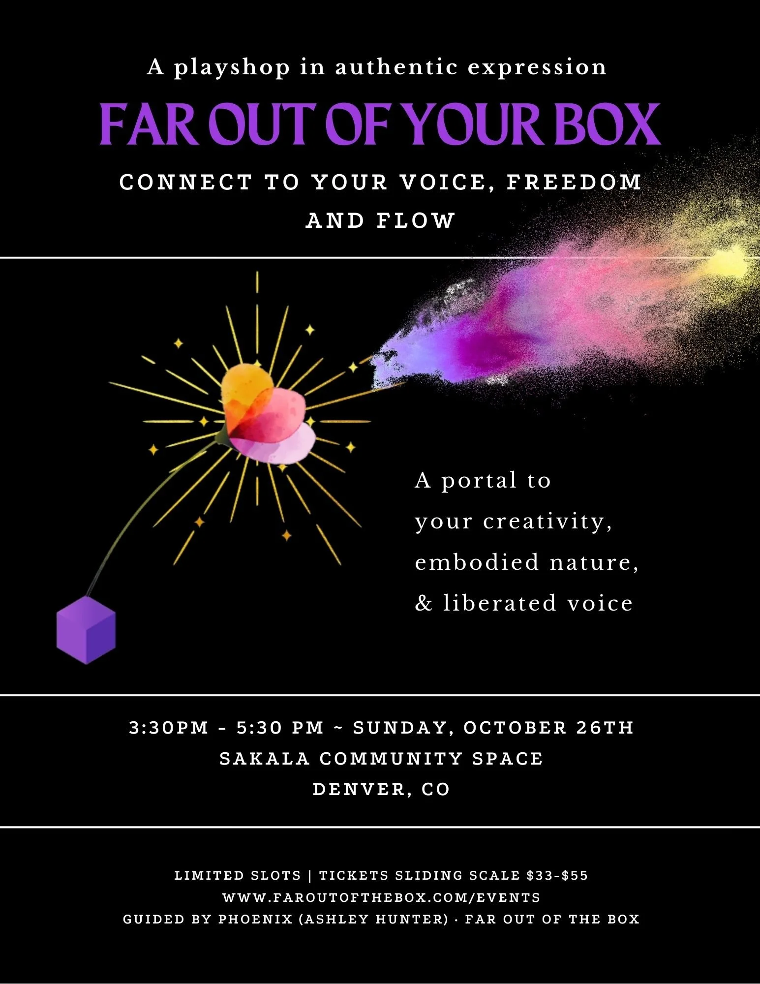 Far Out of Your Box: Playshop for Authentic Expression