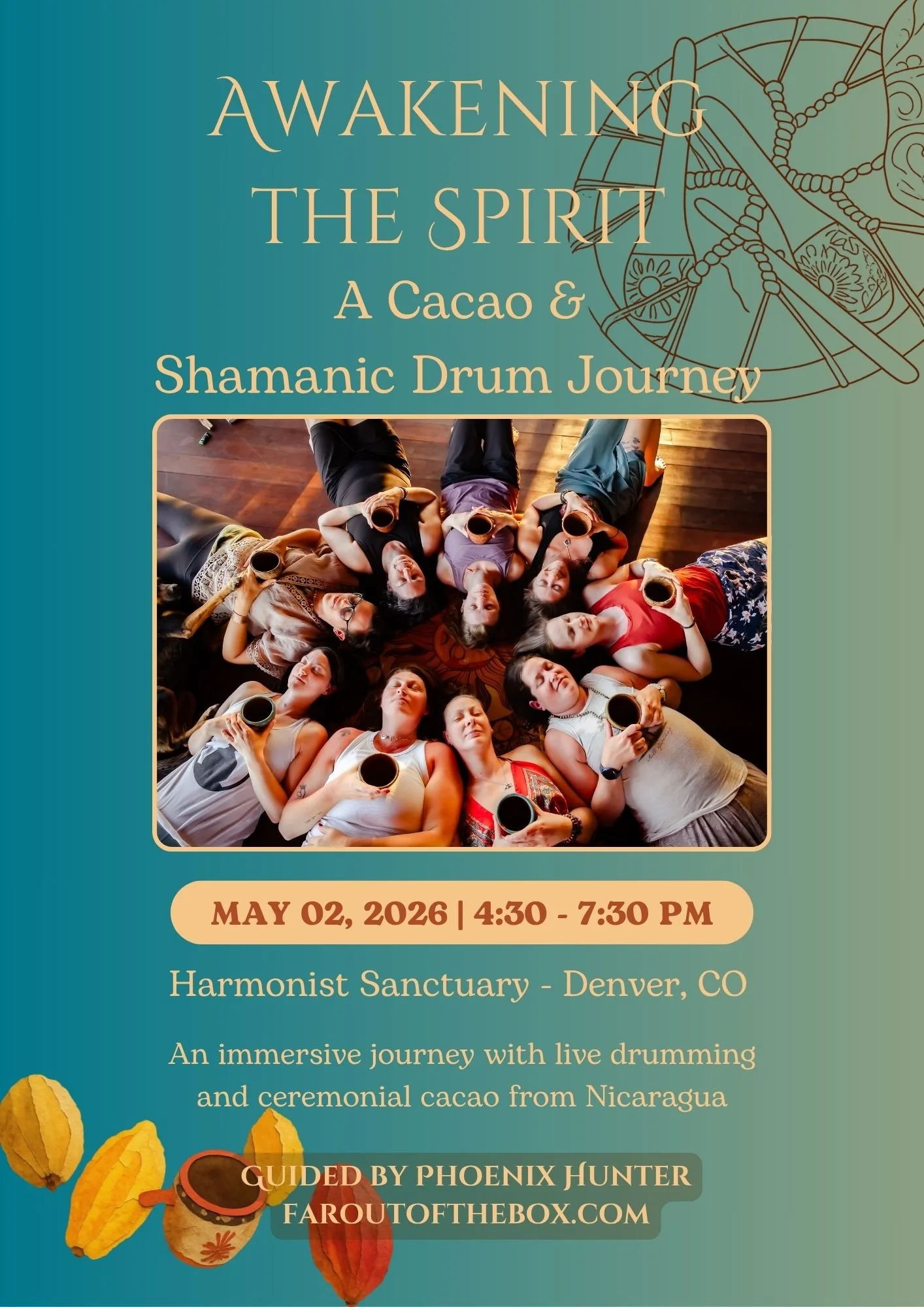 Awakening the Spirit: A Cacao and Shamanic Drum Journey