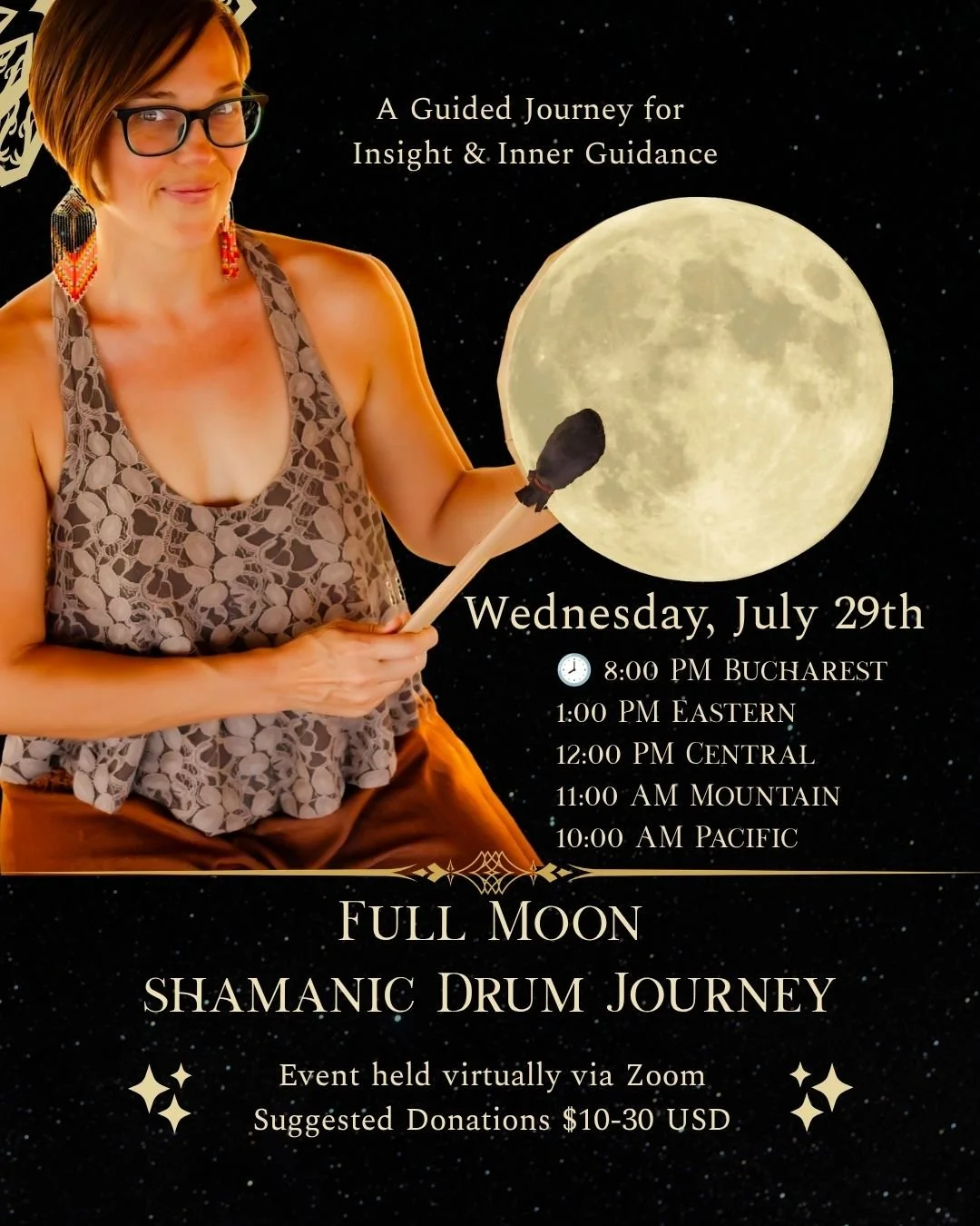 Full Moon Shamanic Drum Journey (VIRTUAL)
