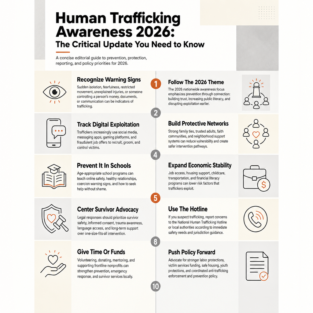 Human Trafficking Awareness 2026: The Critical Update You Need to Know