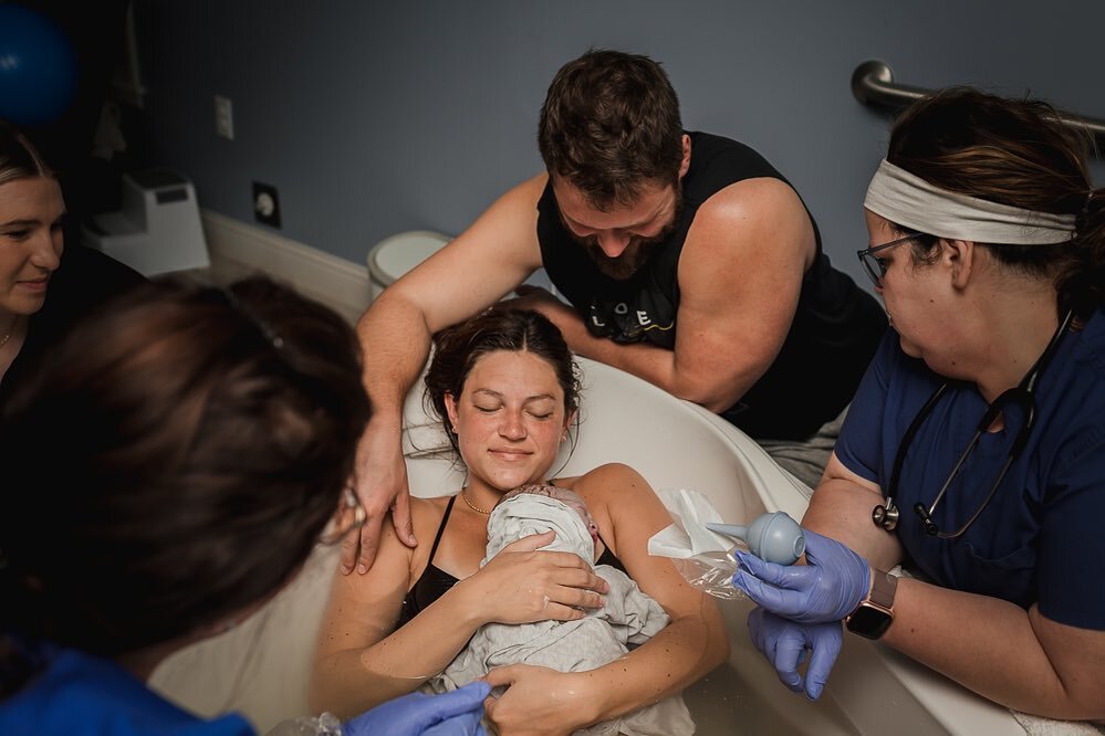 Nothing can prepare you for this moment. Feeling the warmth of your baby on your chest &amp; looking him in the eyes for the first time is pure bliss.