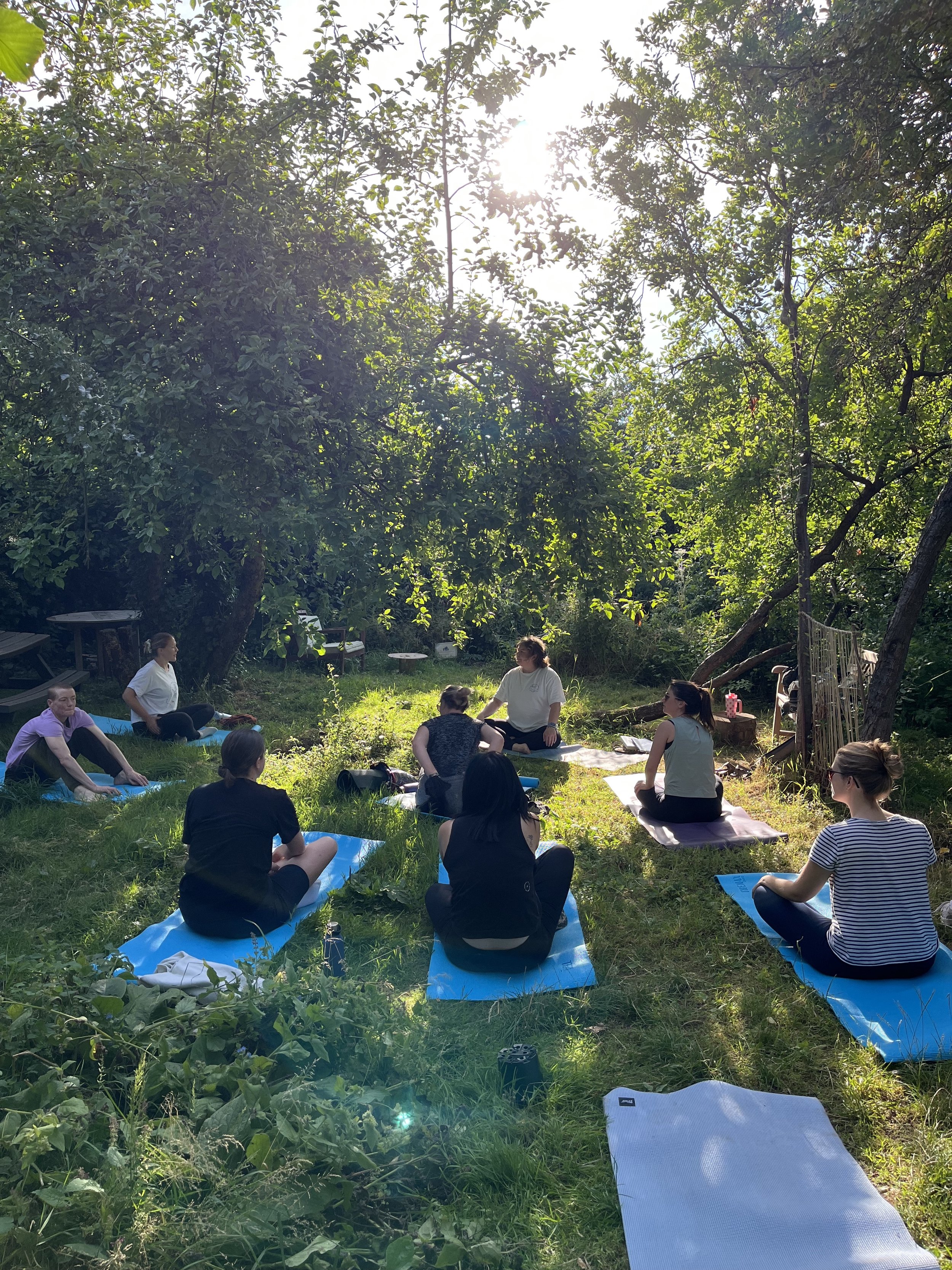 Community Garden Yoga 🌸