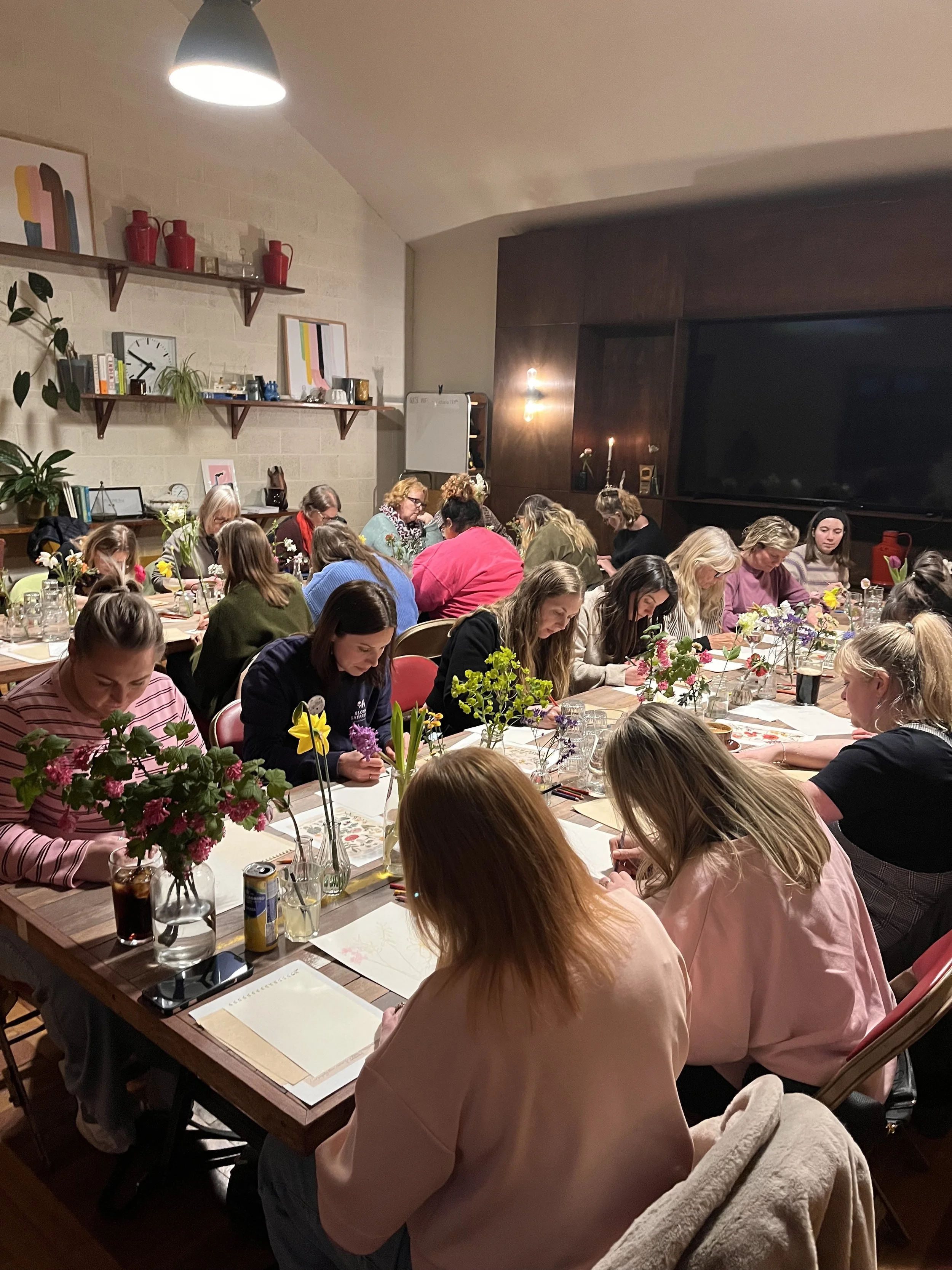 Flower Drawing and Botanical Cocktails with Liah Edwardes