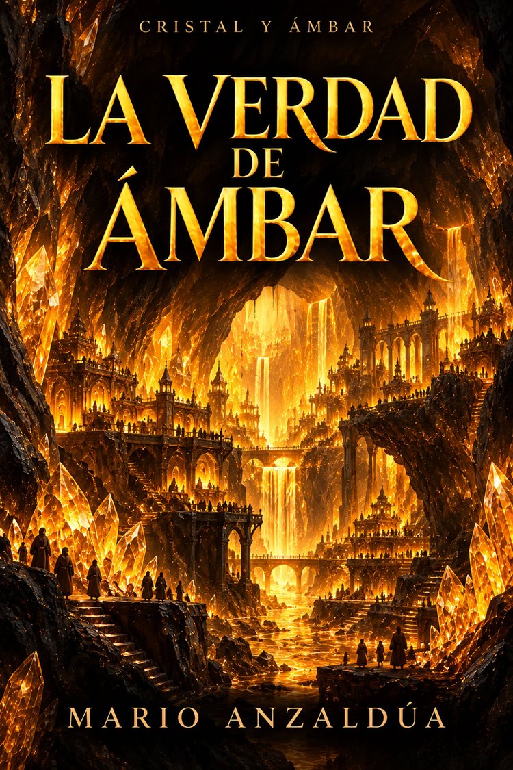 Portada de La verdad de ámbar,
              segunda novela de Cristal y Ámbar