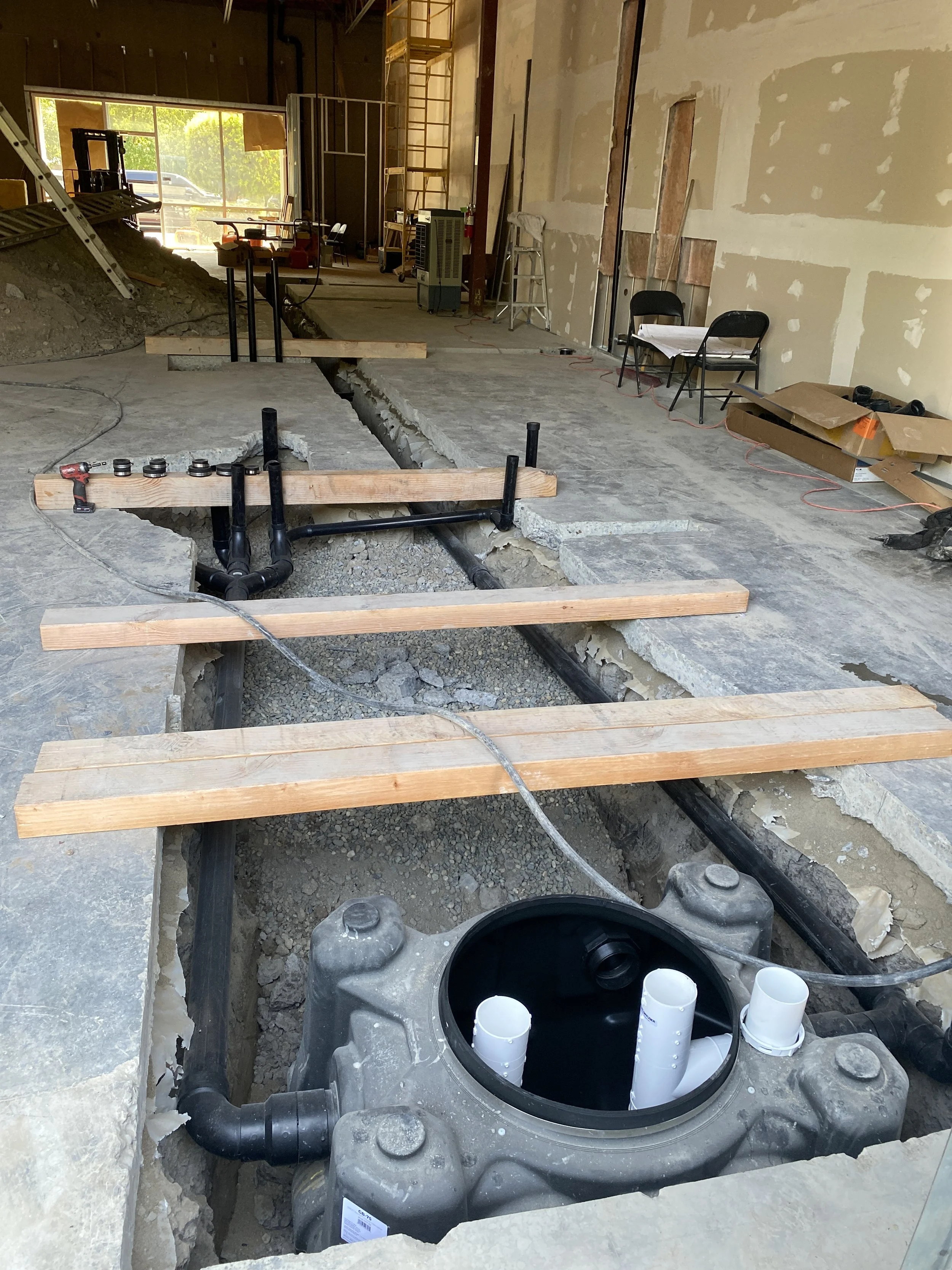 That is where oil will be stored