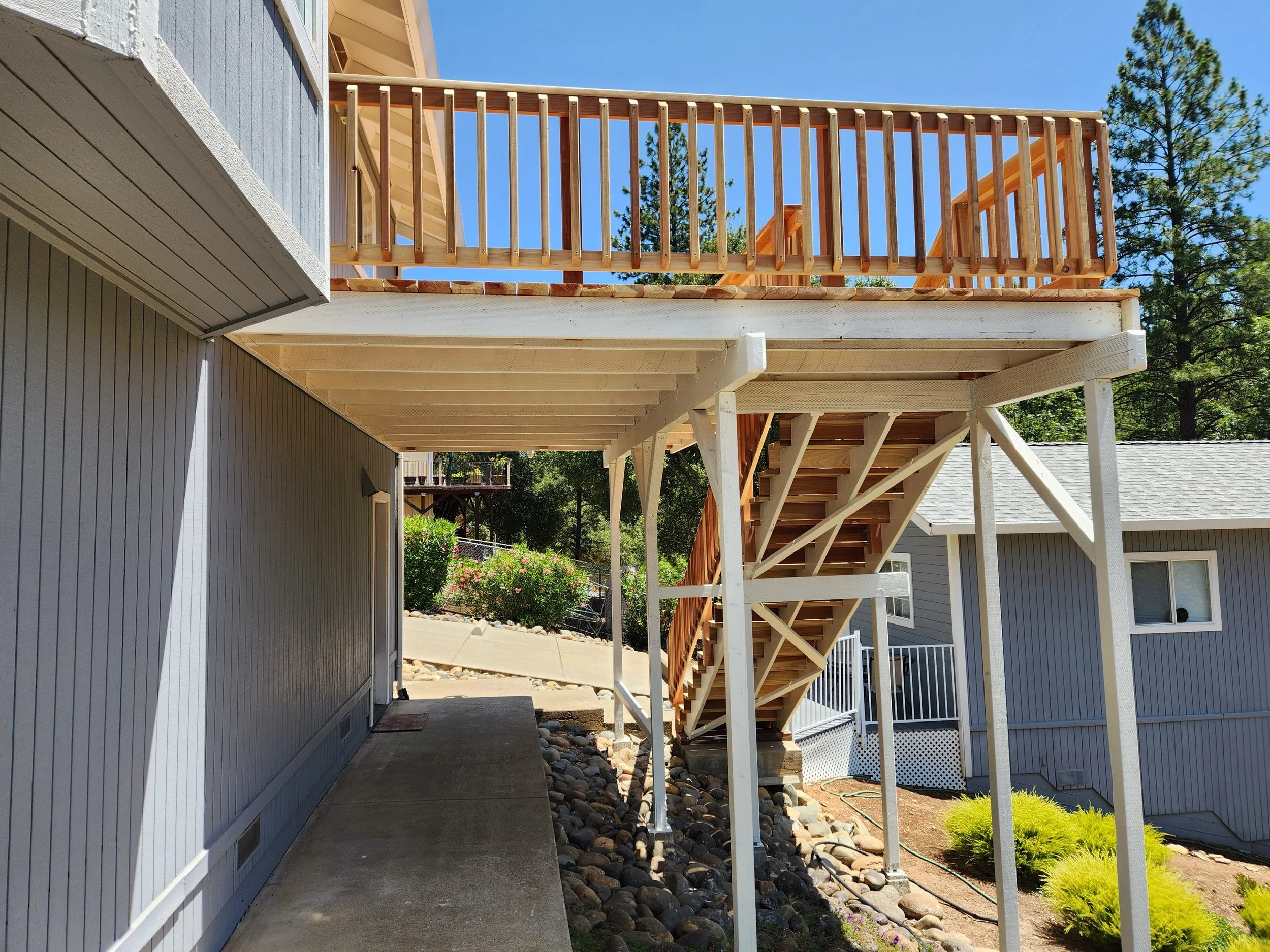 Back of the new deck