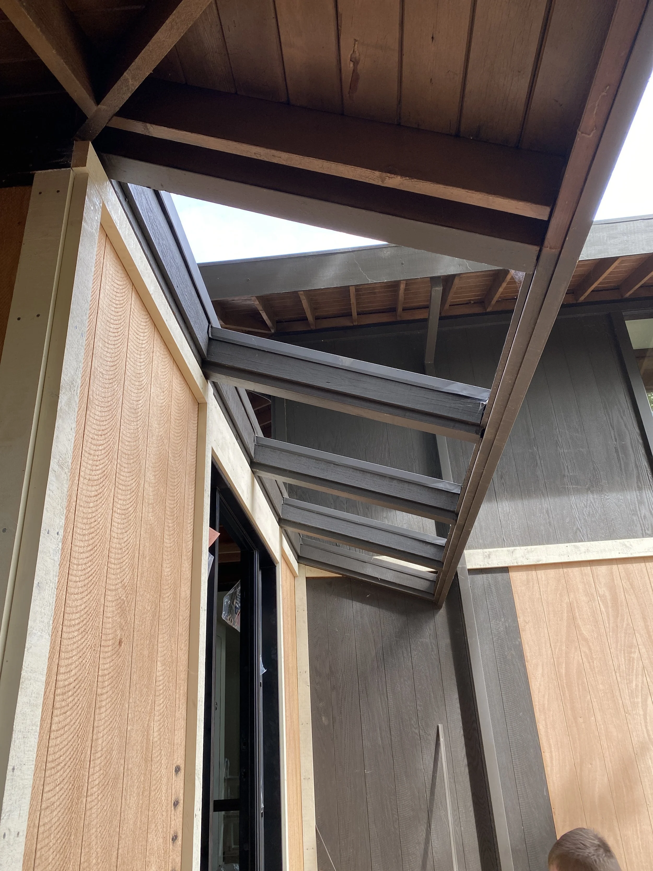 Adding plexiglass for some light and rain protection