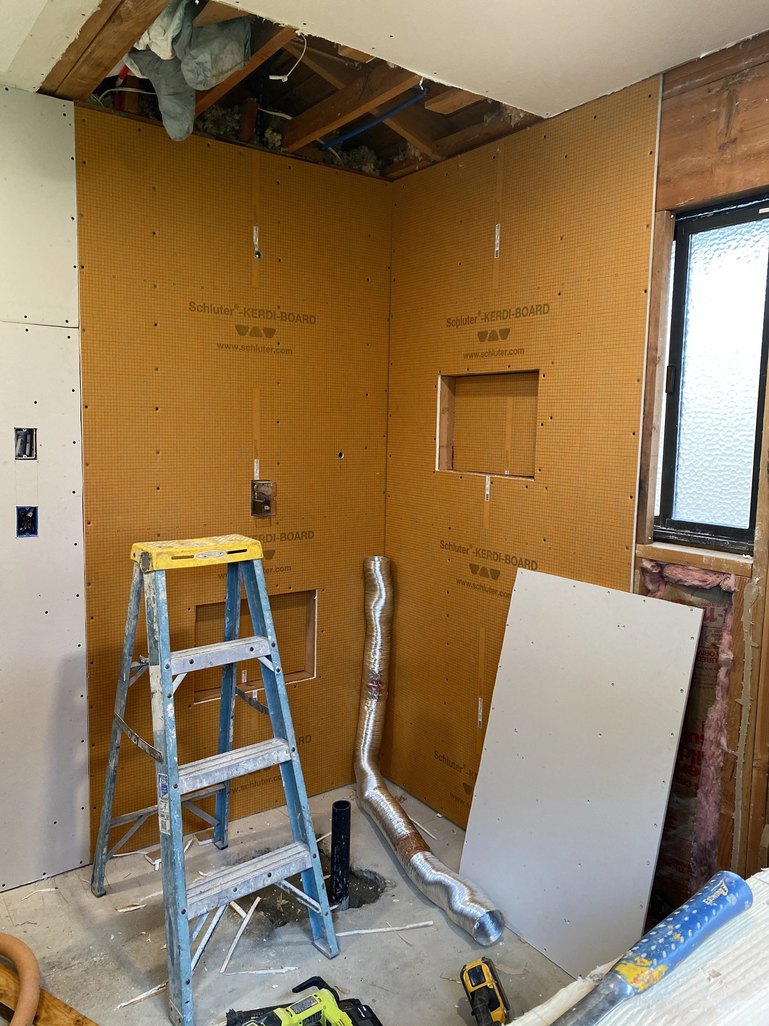 Cannot forget waterproofing