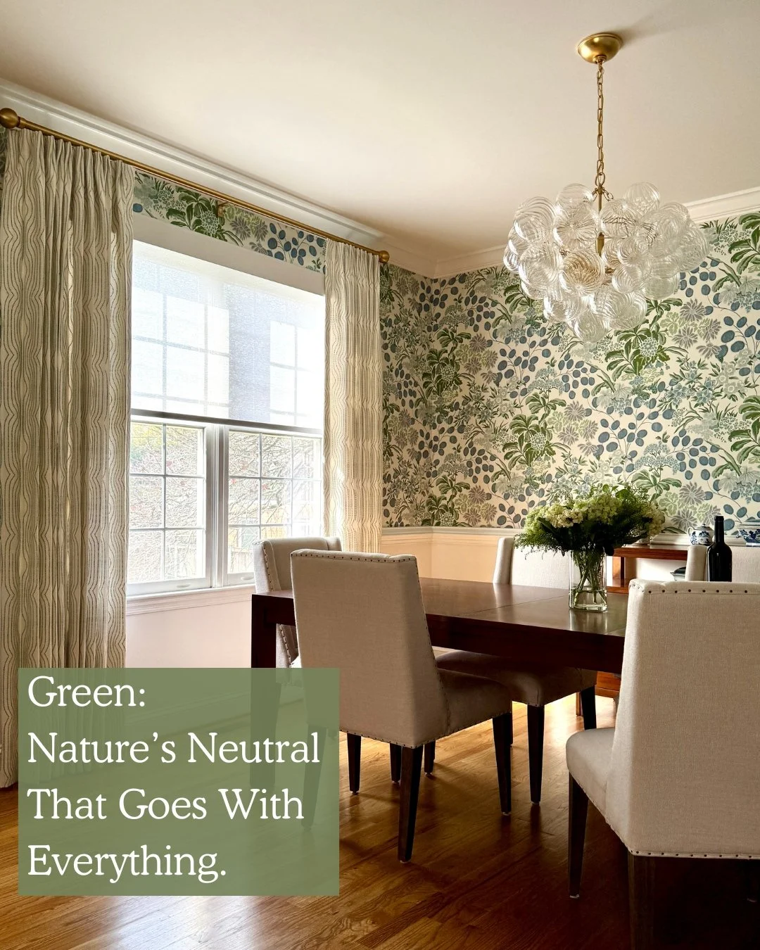 Go Green&hellip; and Never Go Back 🌿

Green has an almost magical way of transforming a space. It&rsquo;s the color we see most in nature, which makes it inherently grounding and restorative. Whether you lean toward deep forest tones or soft sages, 