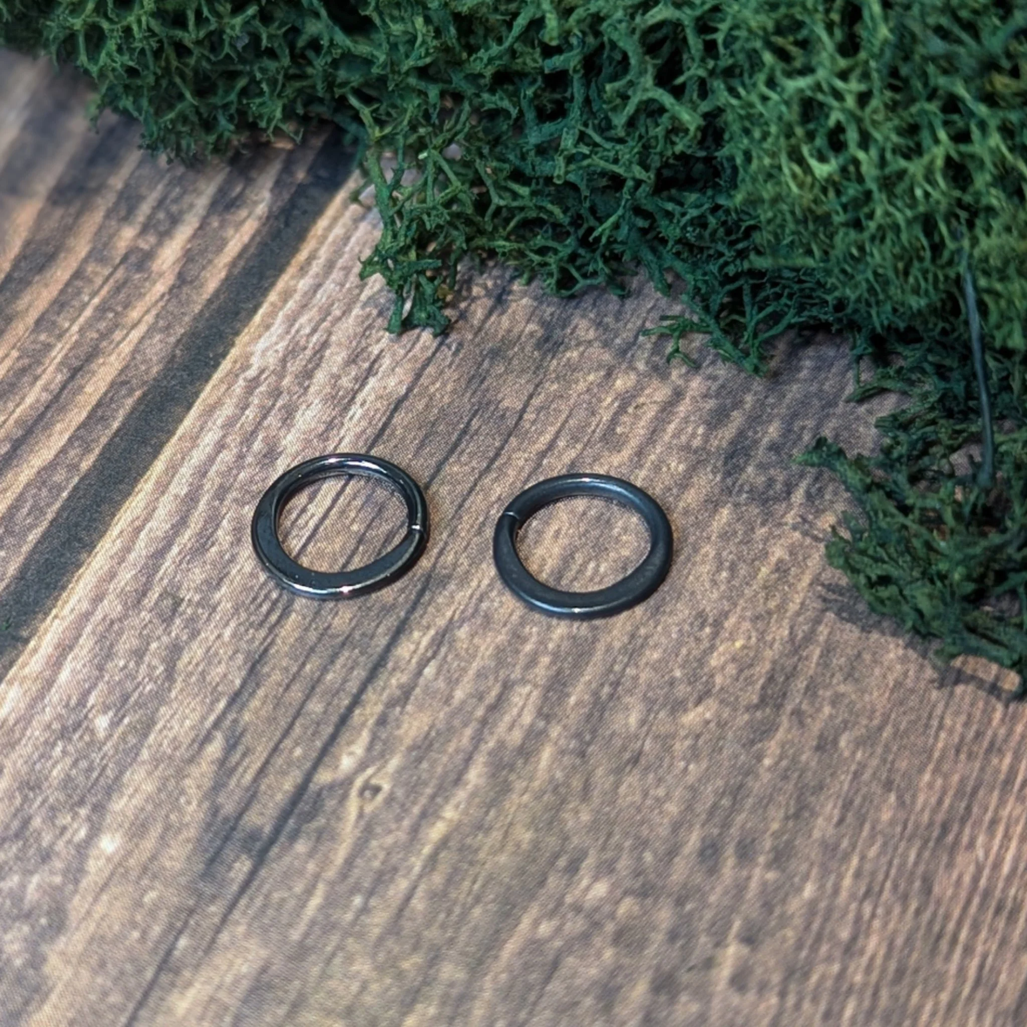 Black Forest. Flattened Niobium seamless rings