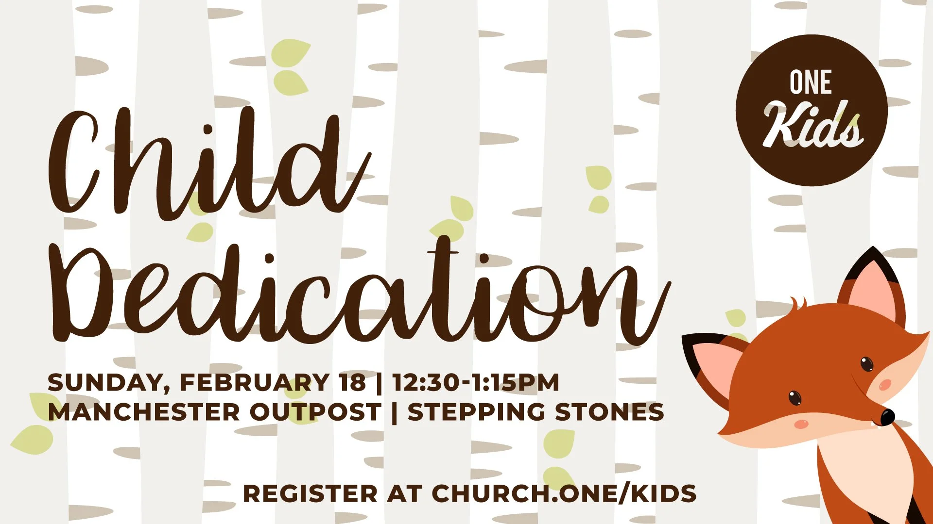 Child Dedication: Manchester Outpost