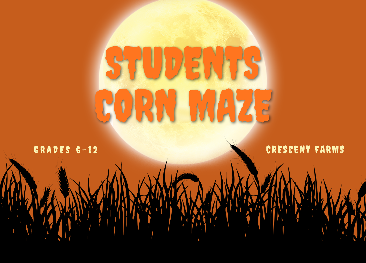 Student Corn Maze