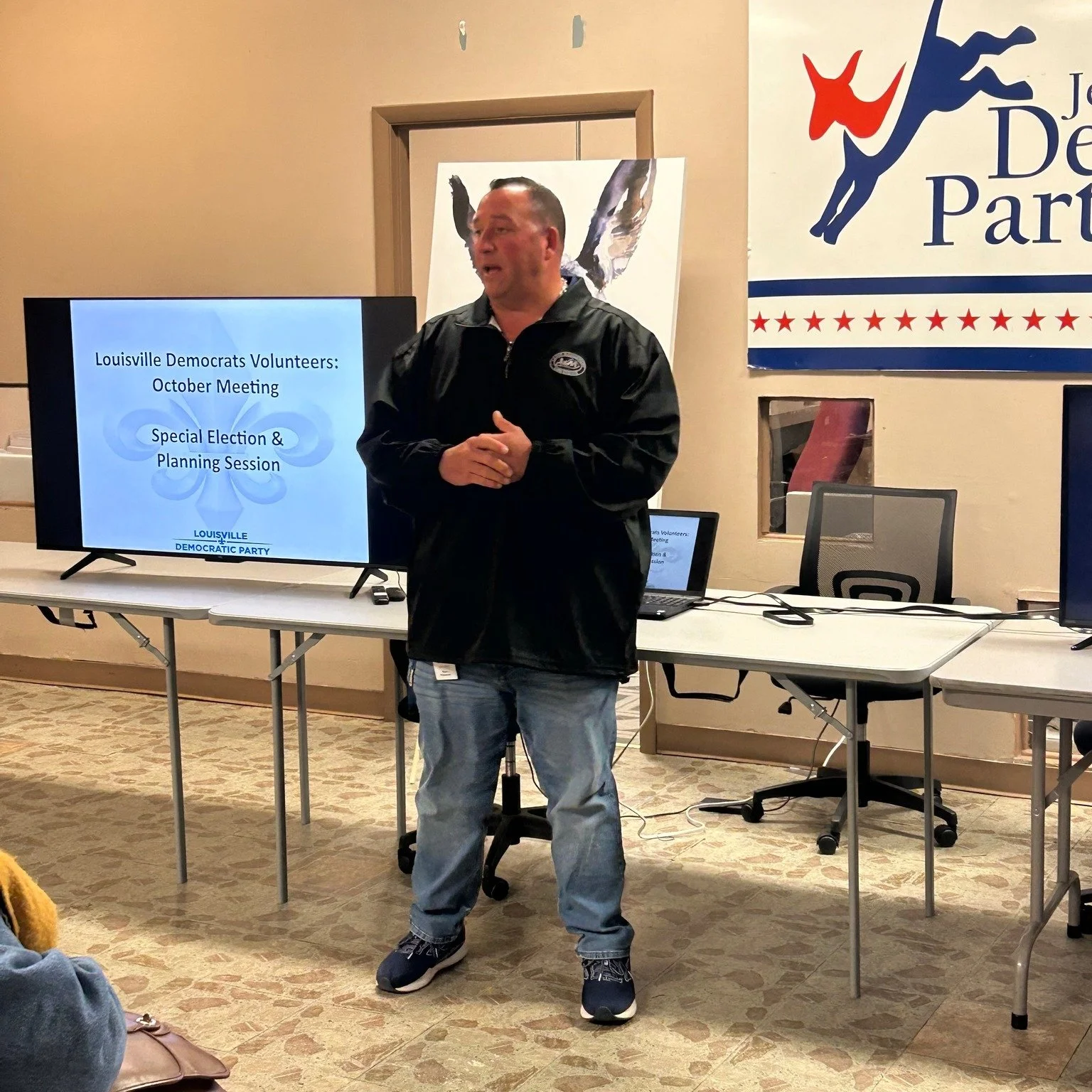 Gary Clemons, our senate candidate for the special election on December 16th talking to our volunteer committee about why he is running for office and his background as a labor leader. Join his kick off canvass on Sunday at 1pm- more details here. ht