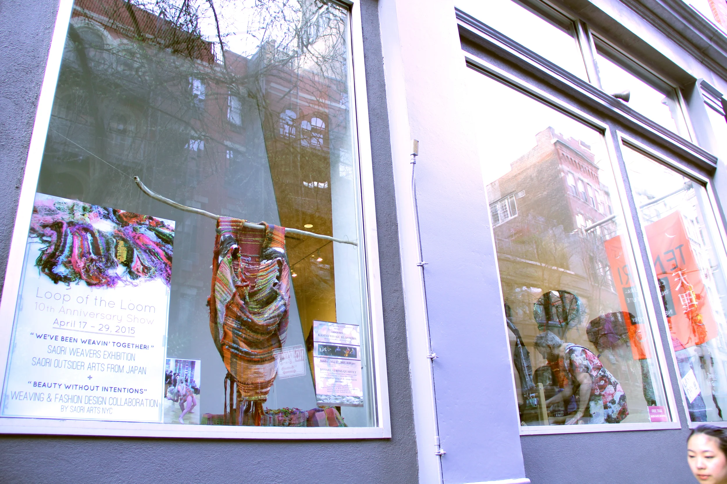 At Tenri Gallery on West 13th Street, NYC.