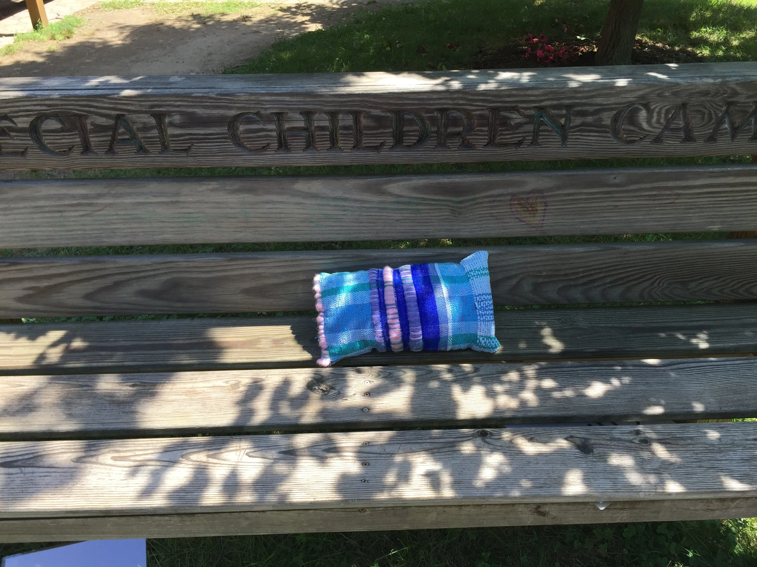 Pillow woven by Nia