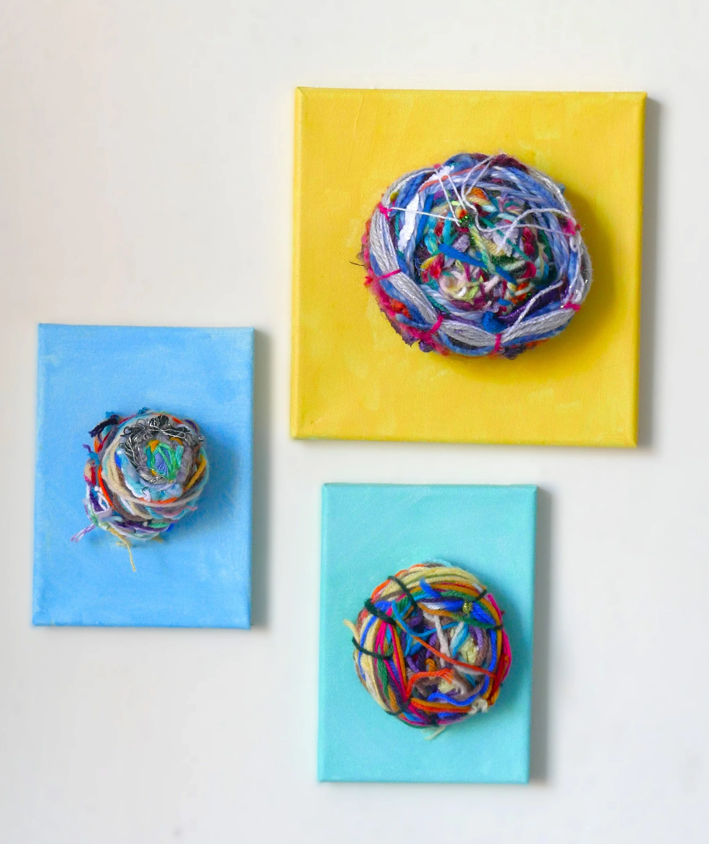 Circle Weaving Triptych