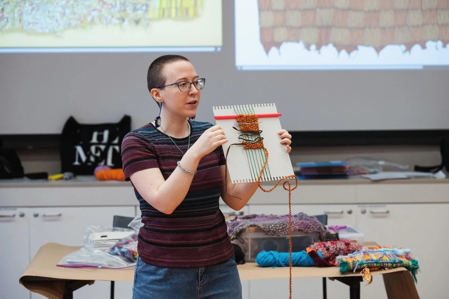 Thank you to the @metmuseum Access Programs Team for inviting Intertwine Arts to facilitate a #metdiscoveries weaving program this weekend. 

We explored the Art of Africa exhibition which is filled with incredible textile inspiration - check it out 