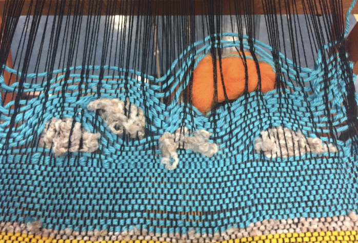 SAORI Arts NYC weaves for Artworks: the Naomi Cohain Foundation