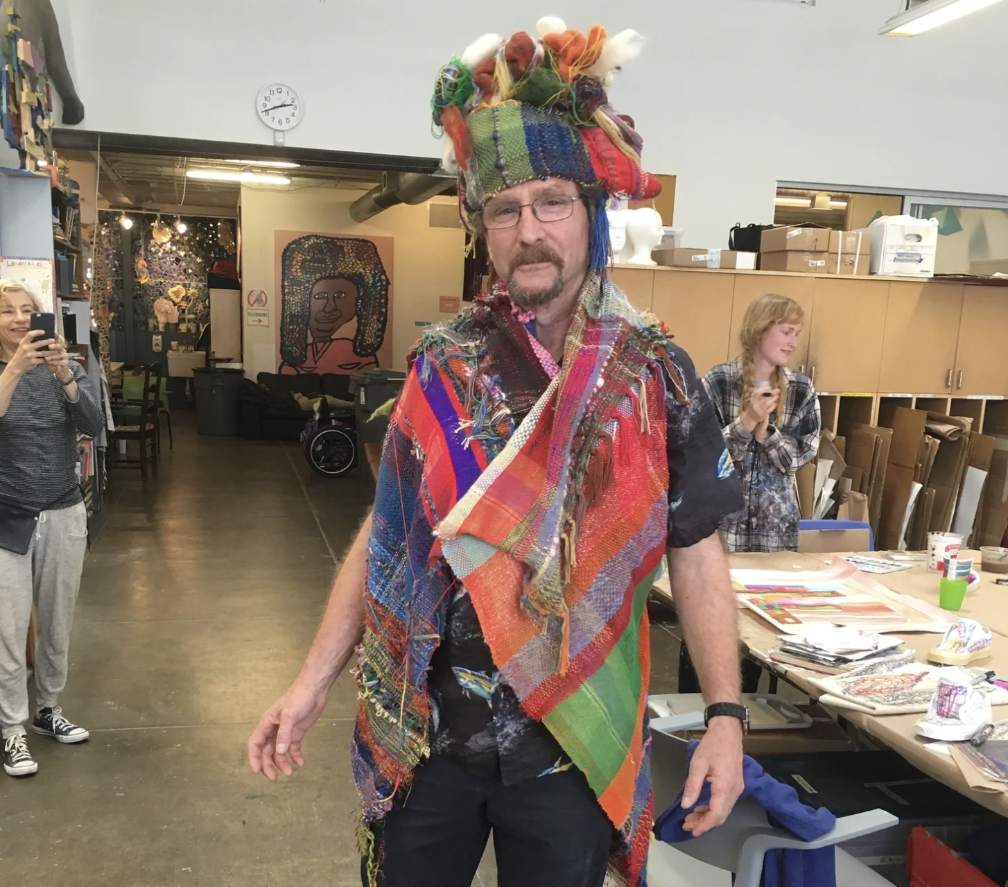 Creative Growth visiting artist workshop!