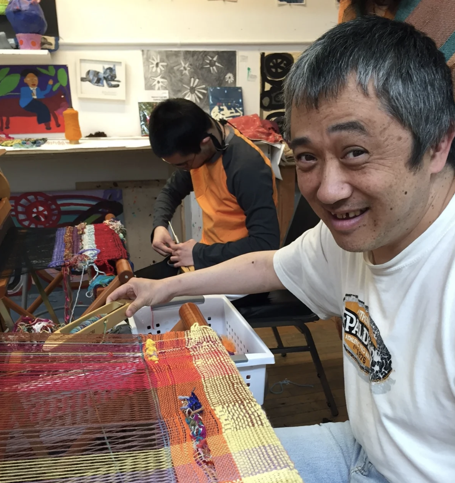 Creativity Explored visiting artist workshop!