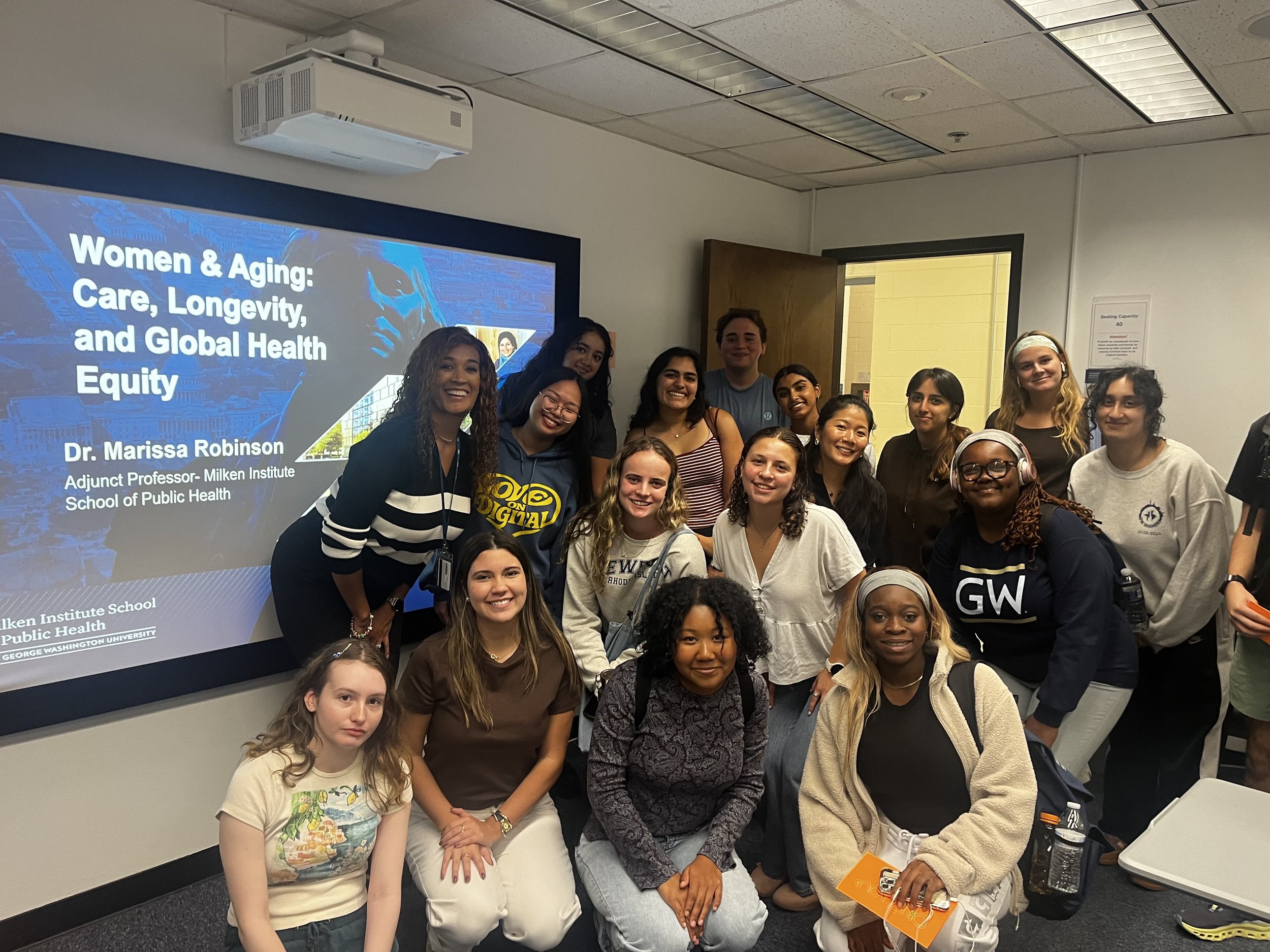 Guest Lecturing at GWU: Centering Women, Aging, and Equity