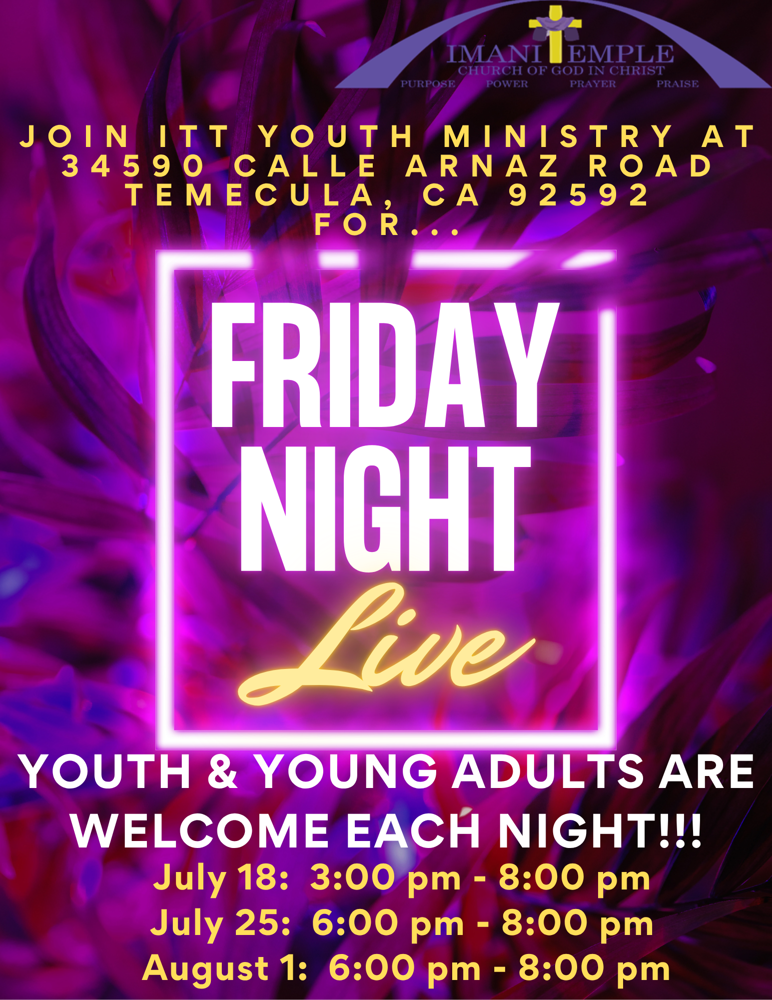 Youth and Young Adults FNL