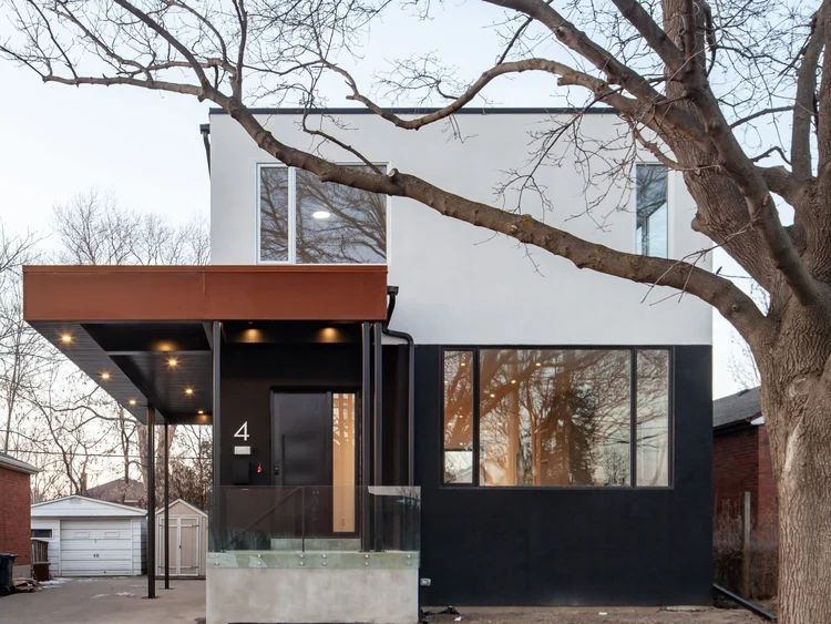 Exterior of the Etobicoke house whose kitchen and main floor were renovated by First Place Homes
