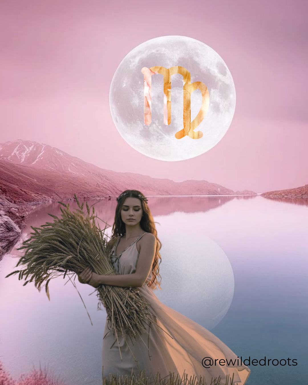 Full Pink Moon in Virgo