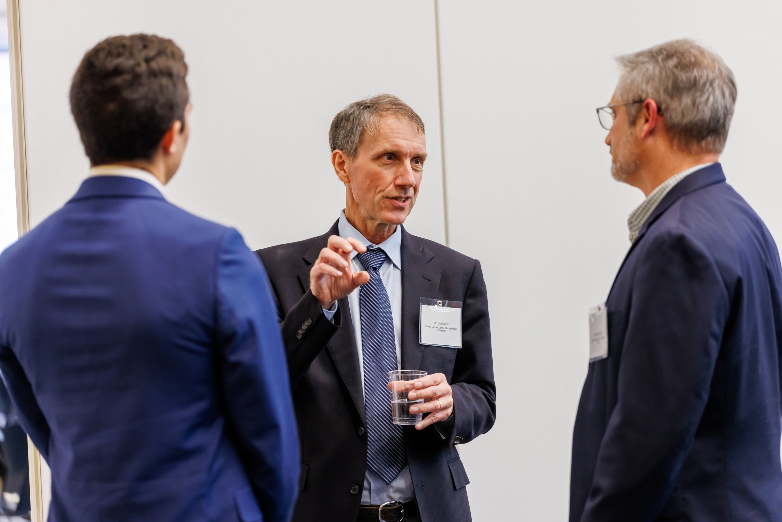 VCA lead author Dr. Jim Kinter speaks with attendees at the VCA launch event in October 2025