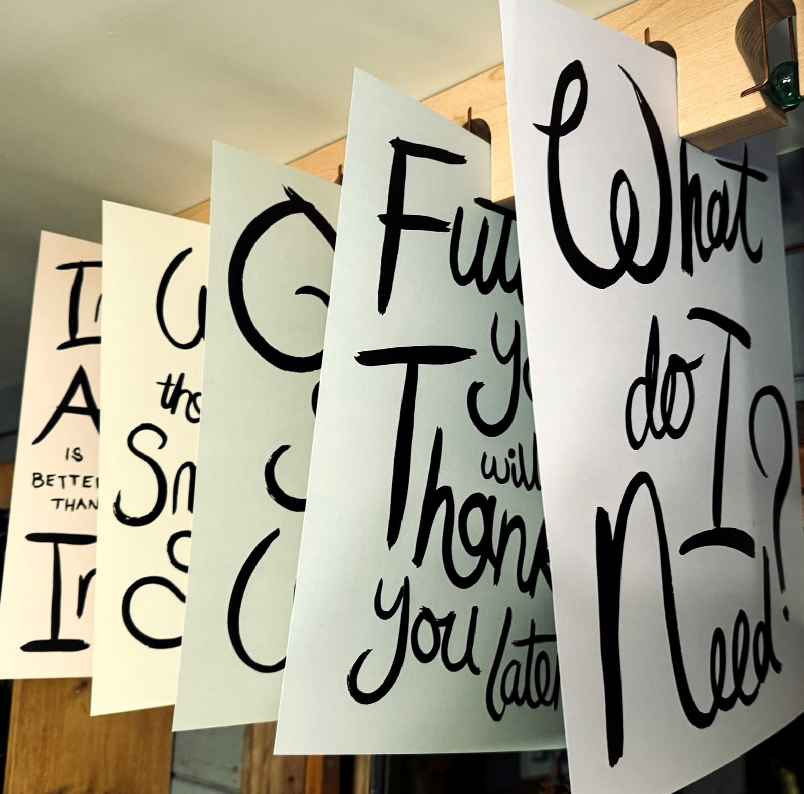 Self Coaching Posters on Display for Open Studios.jpg (Copy)