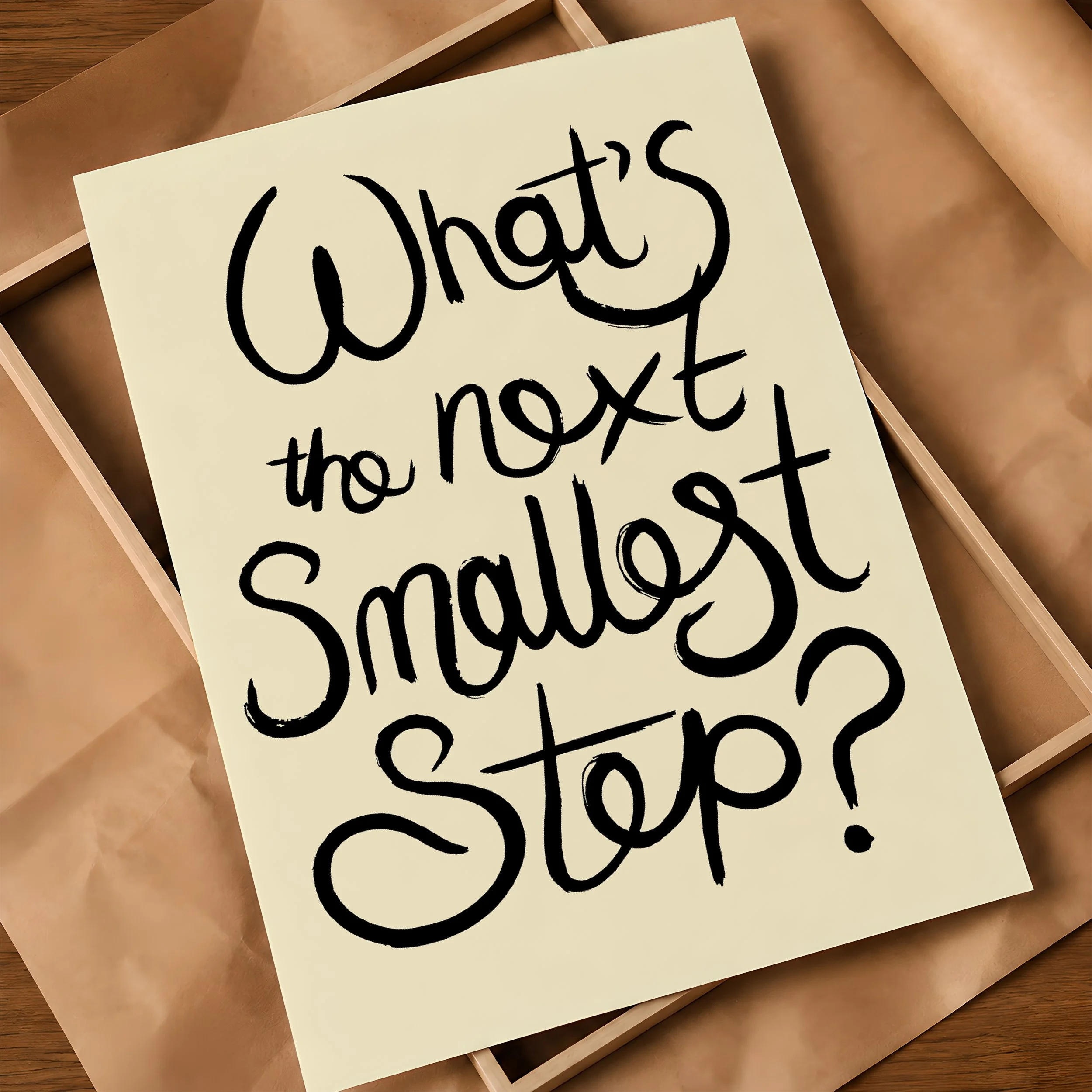 Next Smallest Step A3 Poster