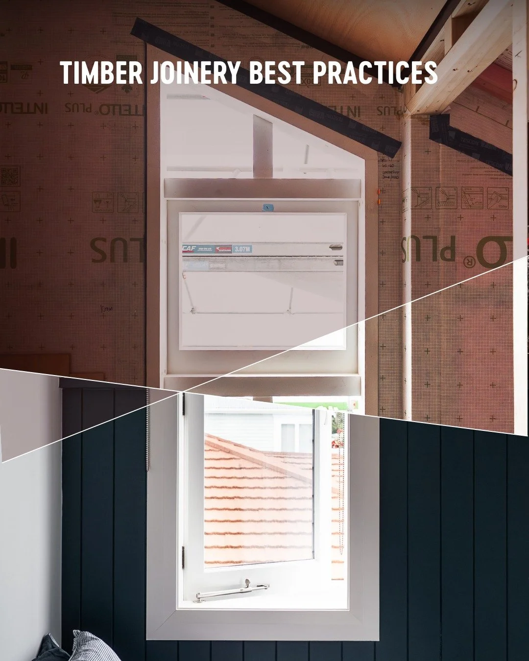 The long-term performance of your timber joinery comes down to getting the fundamentals right.

Best practice includes:

✔️End-grain sealing / priming:

All cut or scribed edges must be sealed immediately to prevent moisture ingress. All end grain is