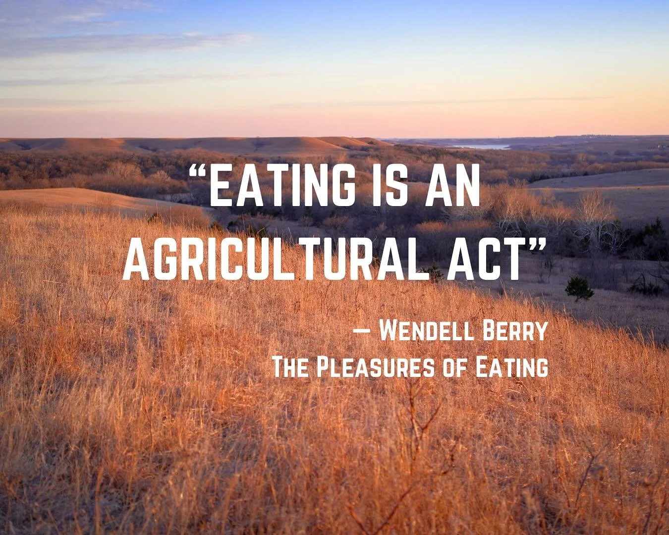 We&rsquo;re coming up on our last indoor market tomorrow from 10am-2pm at @manhattanbrewing. Thanks to everyone who has supported us and our fellow local producers this winter. As Wendell Berry wrote, &ldquo;eating is an agricultural act.&rdquo; This
