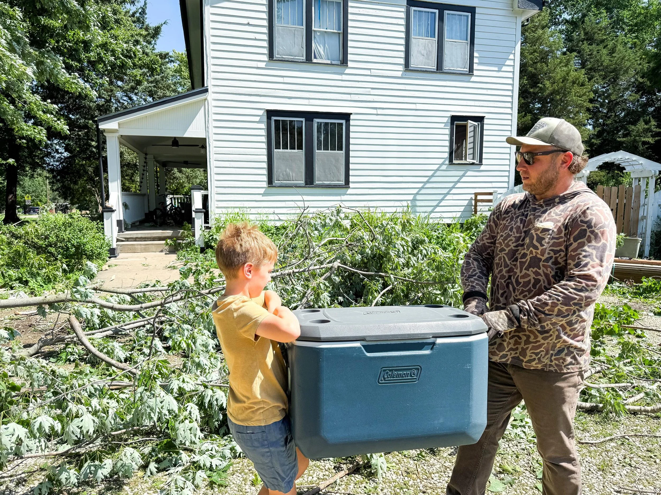 When our friends and longtime beef share customers lost power in the storm, we loaded up the coolers and headed over to help rescue their freezer full of beef.

It was the least we could do&mdash;but herds stick together.

We&rsquo;re grateful for fr