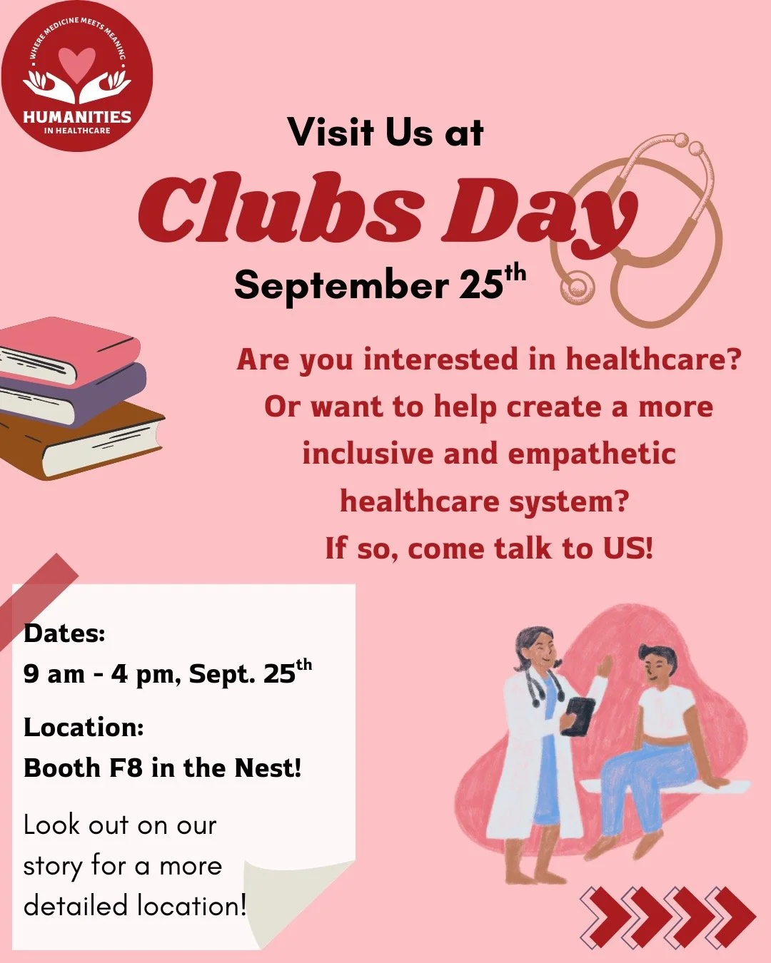 Missed us on Imagine Day?⠀⠀⠀⠀⠀⠀⠀⠀⠀ ⠀⠀⠀⠀⠀⠀⠀⠀⠀ ⠀⠀⠀⠀⠀⠀⠀⠀⠀ ⠀⠀⠀⠀⠀⠀⠀⠀⠀
That’s alright, we’ll be waiting for you at Clubs Day 🤩Don’t miss out on snacks, stickers, and other goodies!⠀⠀⠀⠀⠀⠀⠀⠀⠀ ⠀⠀⠀⠀⠀⠀⠀⠀⠀ ⠀⠀⠀⠀⠀⠀⠀⠀⠀
📍 We’ll be boothing