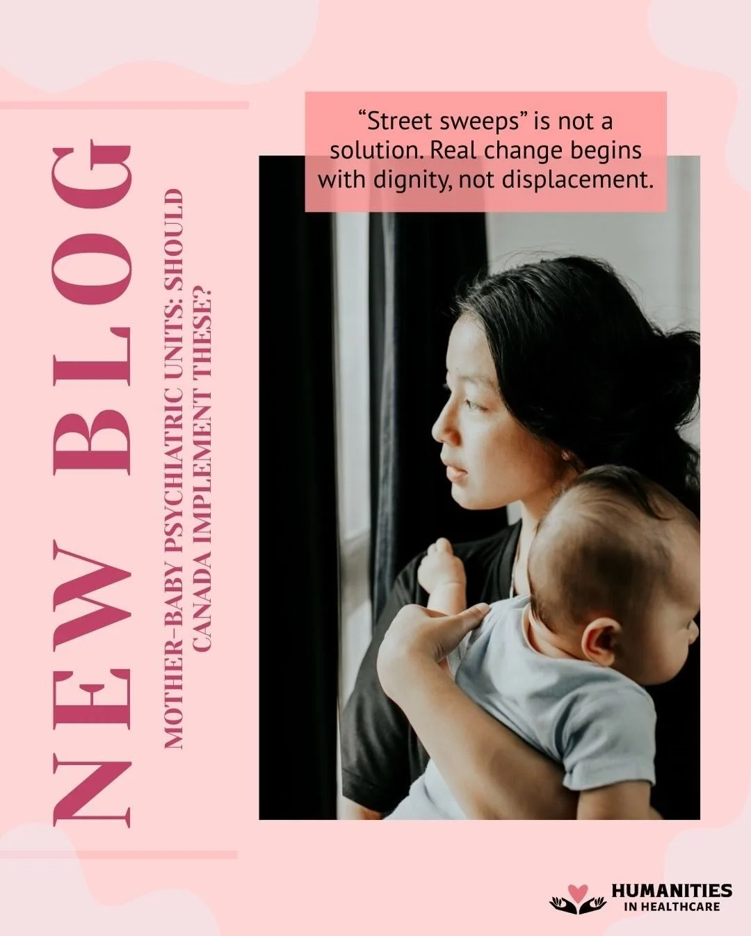 New Blog Post! 

This piece, written by Nora Ainsley, explores how mother-baby psychiatric units provide humane, effective care for severe perinatal mental illness and why Canada should implement them.

Read more on our website, linked in our bio! 📖