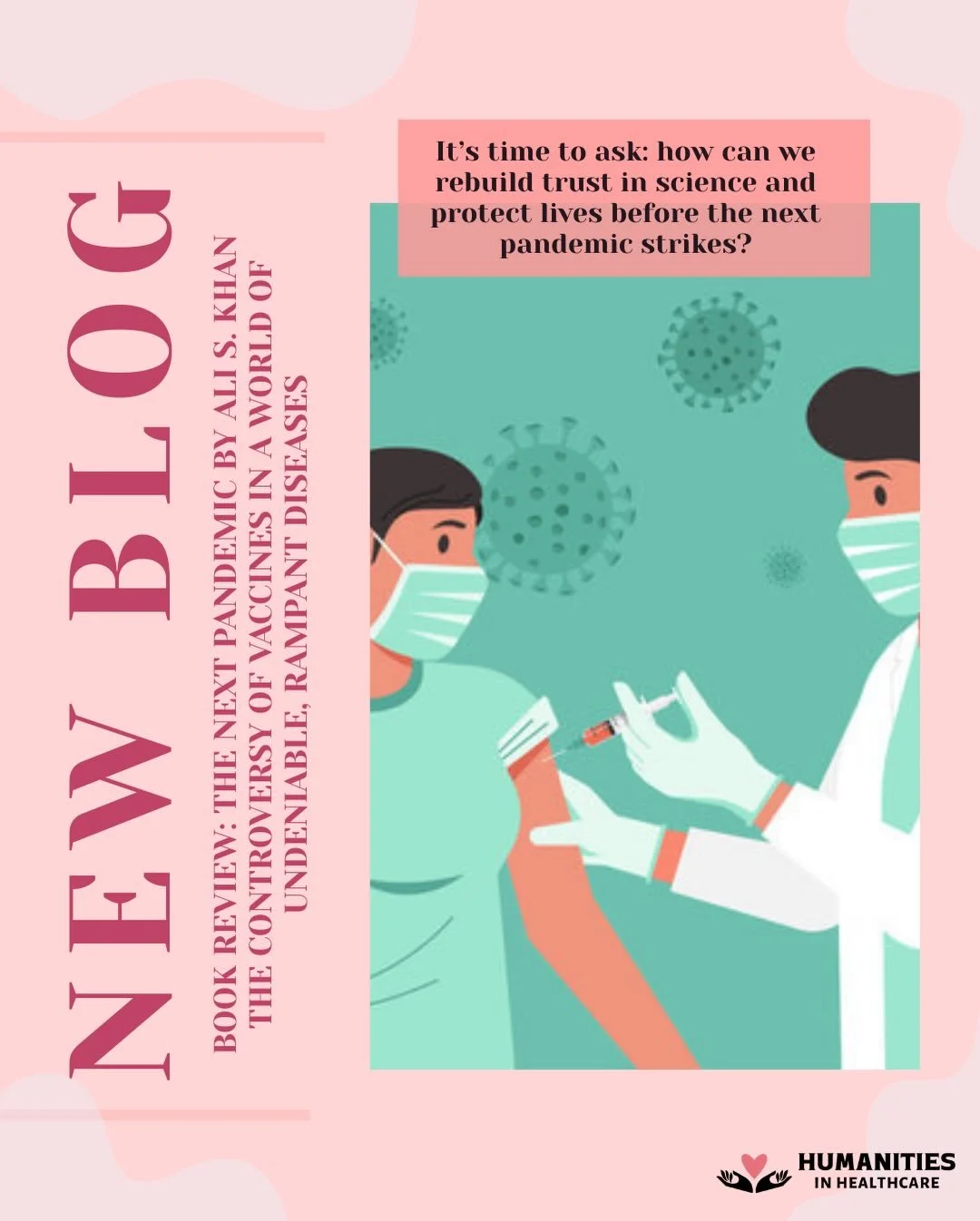 New Blog Post! 

Learn more about how misinformation, vaccine hesitancy, and public distrust continue to impact global health &mdash; and why rebuilding trust is more important than ever. Read our latest book review on The Next Pandemic by Ali S. Kha