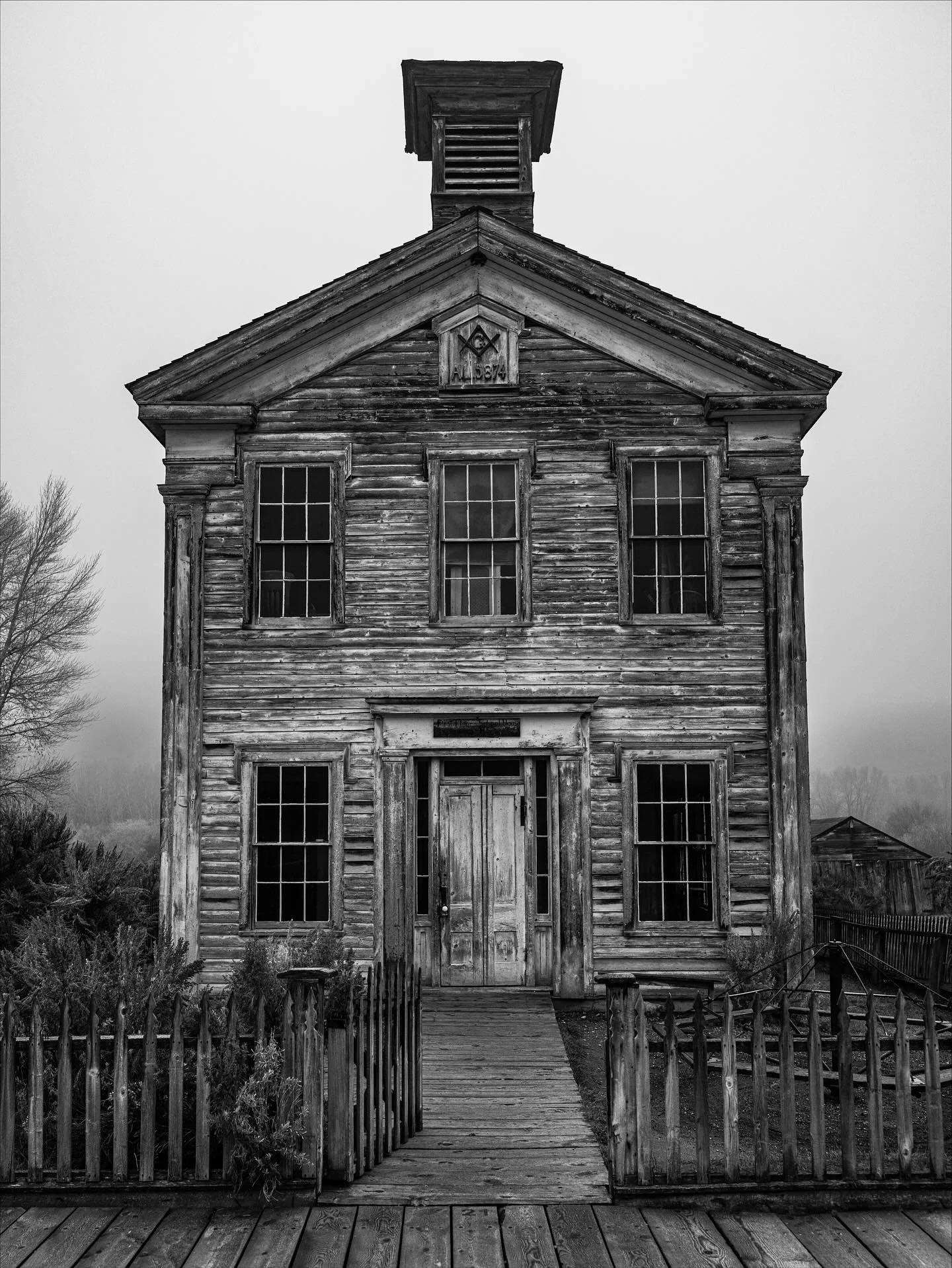 Happy Halloween 

Creaking wood with each step as I moved slowly through the abandoned buildings and hillsides. Sounds of rattling doors and freezing winds kept me company as I explored with the ghosts of Bannack. 

As my dad likes to say, &ldquo;Spo