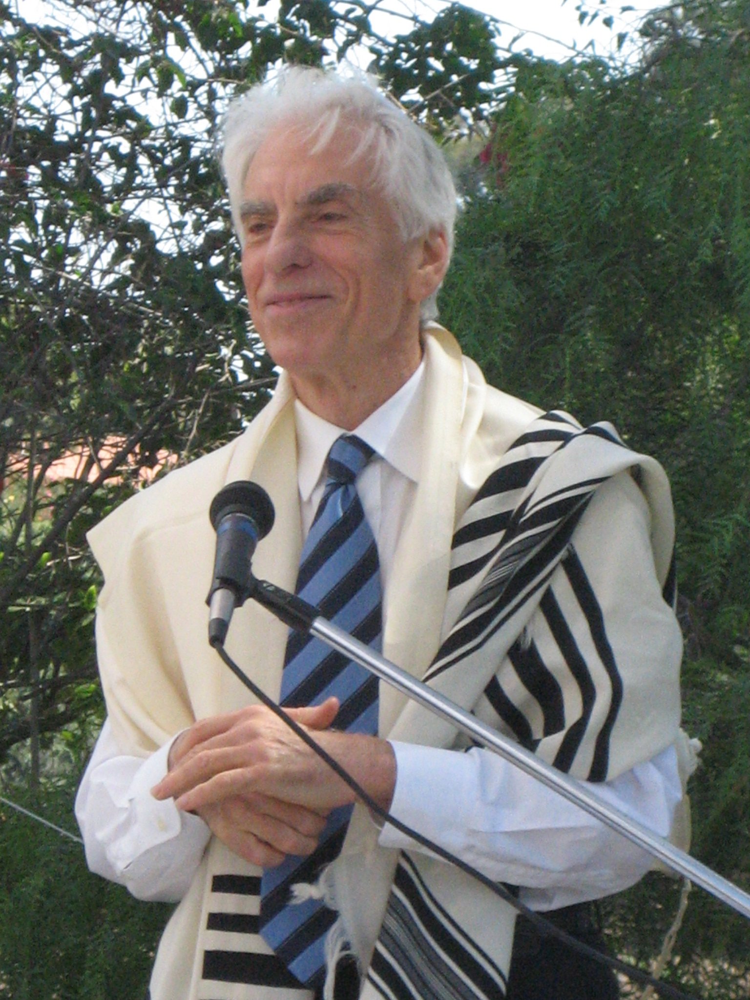 Rabbi Singer, High Holy Day service, Los Angeles. 