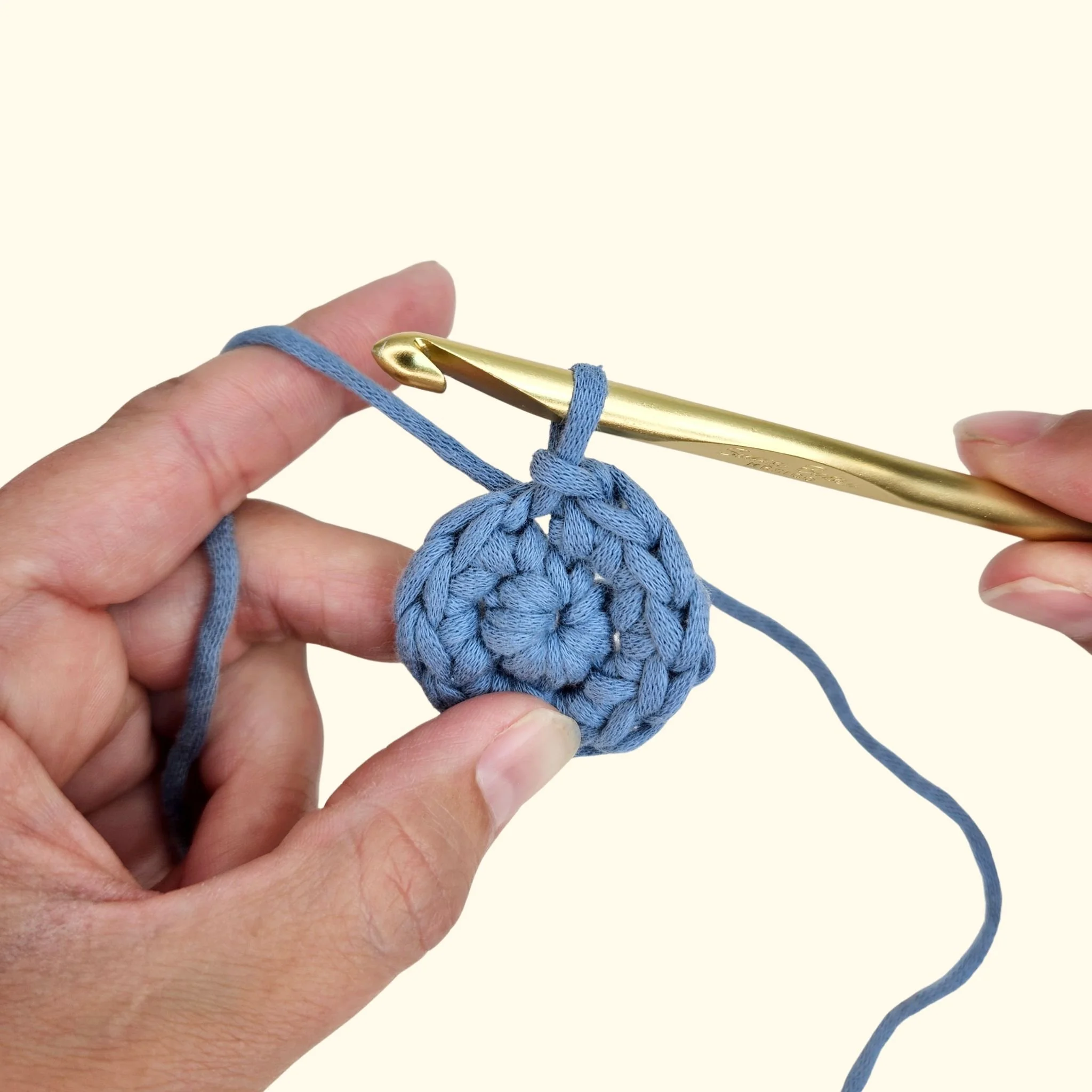 how to slip stitch join in the round