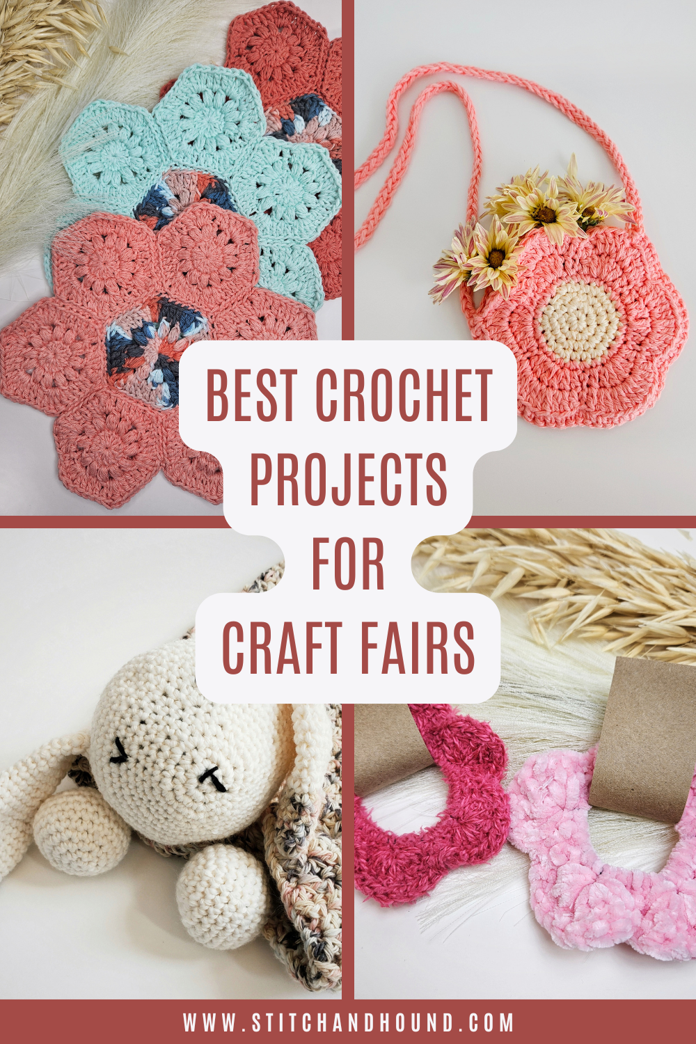 best crochet projects for craft fairs for beginners plus a free gift tag printable
