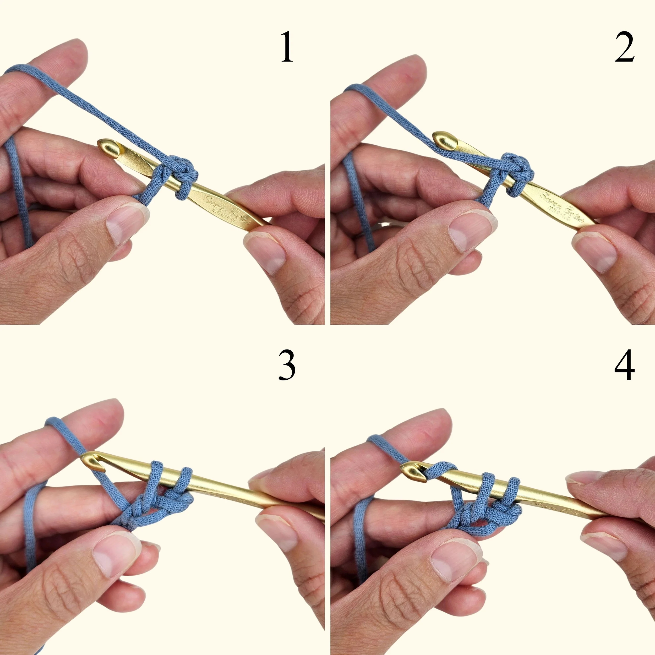 how to make a single crochet stitch in crochet