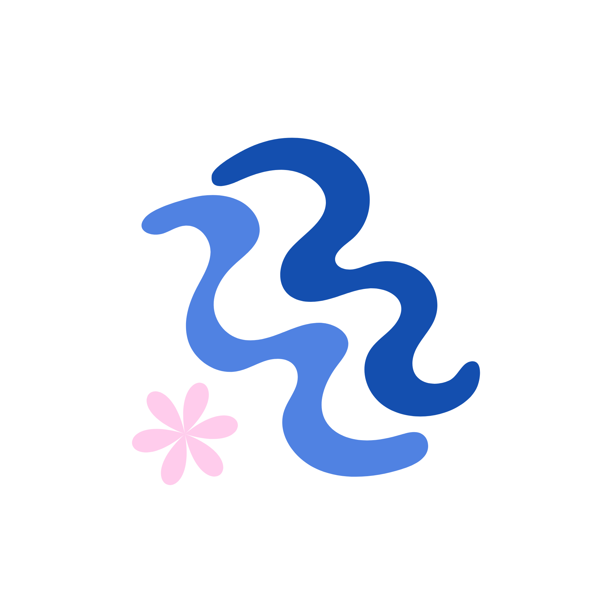 Geometric drawing of an outline square with sections divided by vertical, horizontal, and diagonal lines.