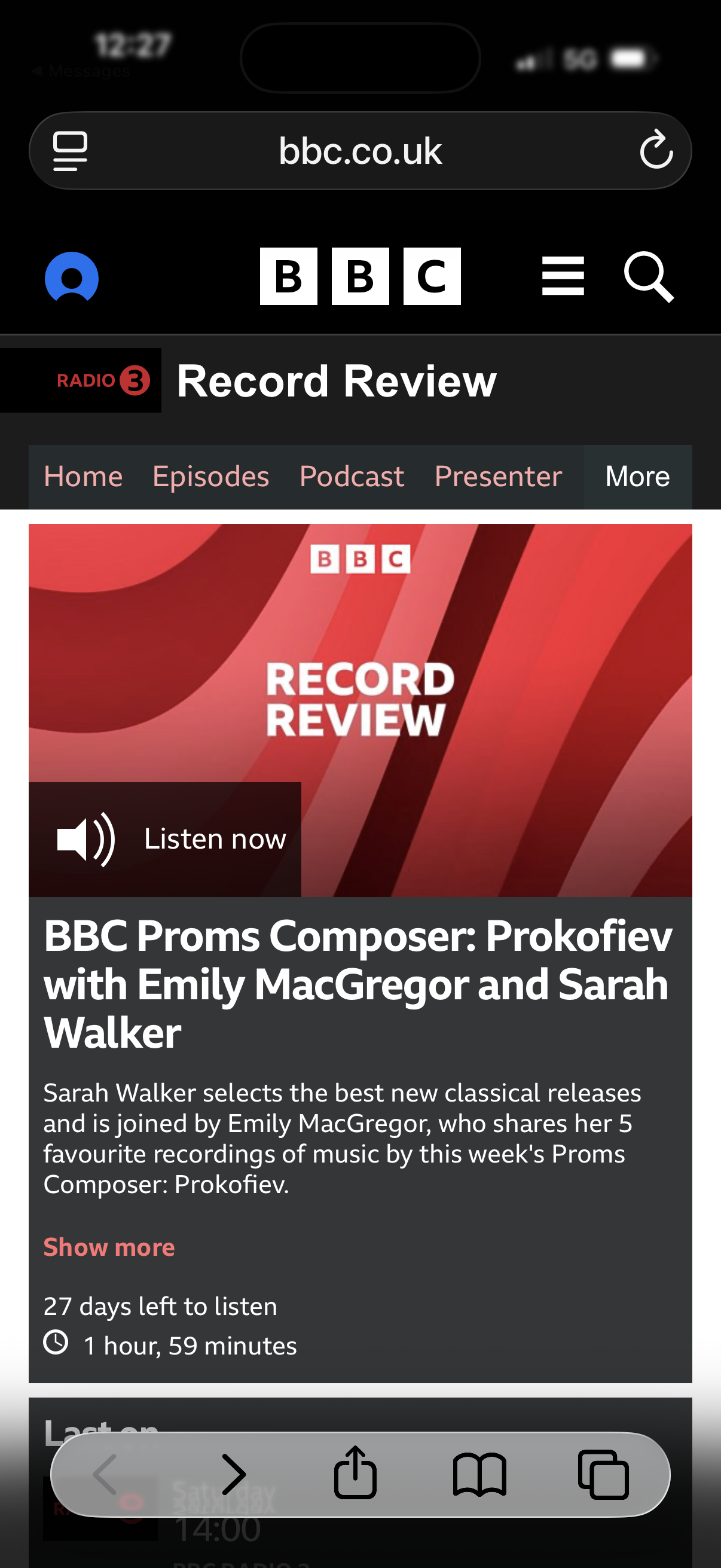 “Ilumina” chosen by BBC Proms as one of the best new classical releases.