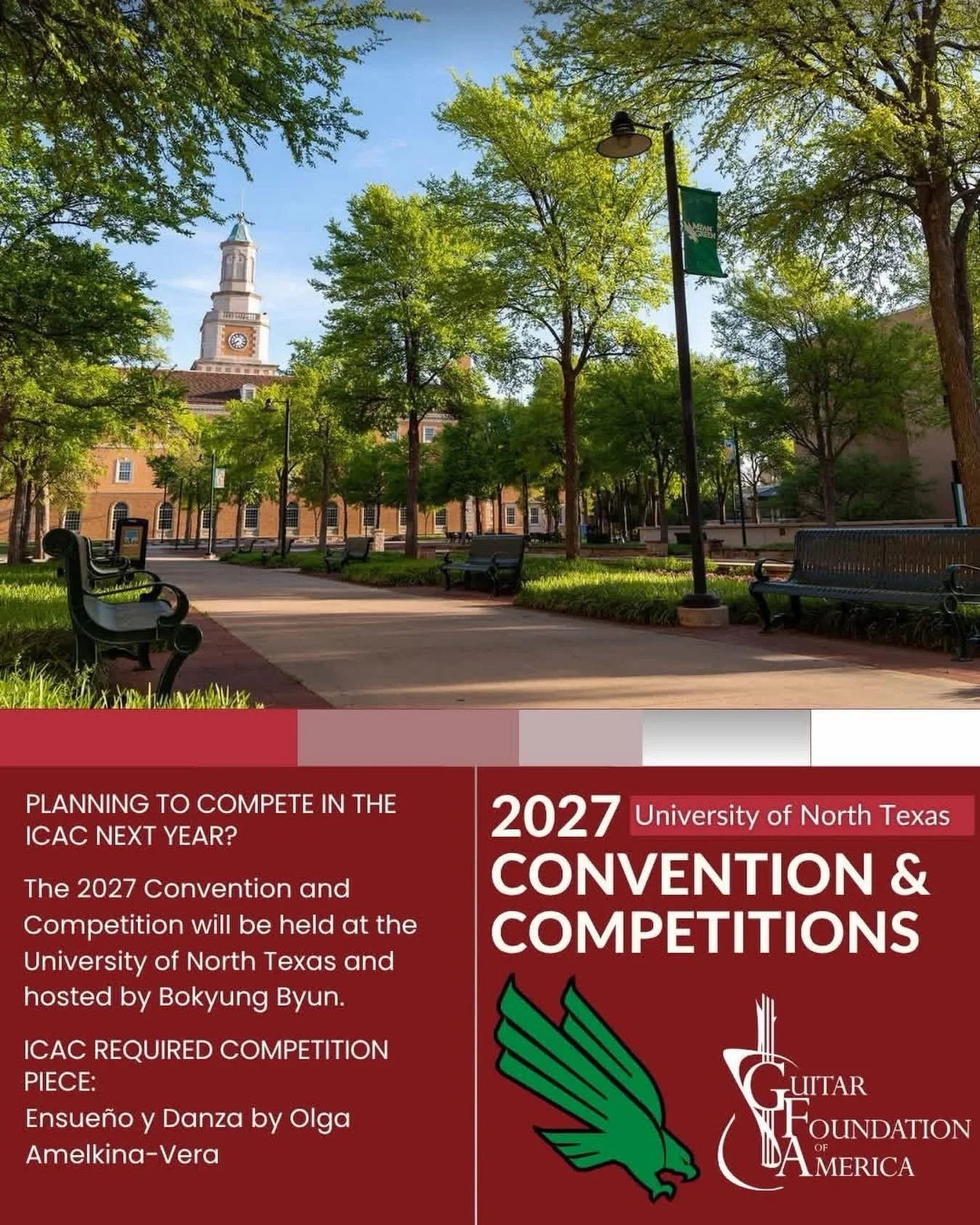Guitar Foundation of America choses “Ensueño y Danza” to be the required piece for its 2027 International Concert Artist Competition