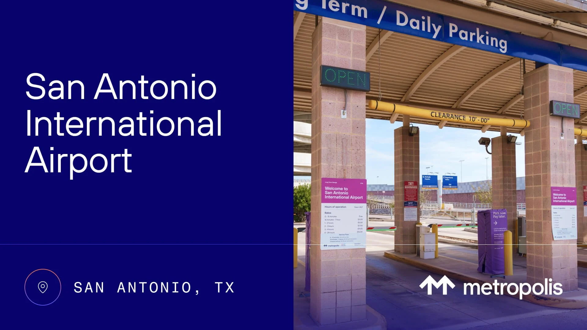 Metropolis + San Antonio International Airport: Real-time data, real world results