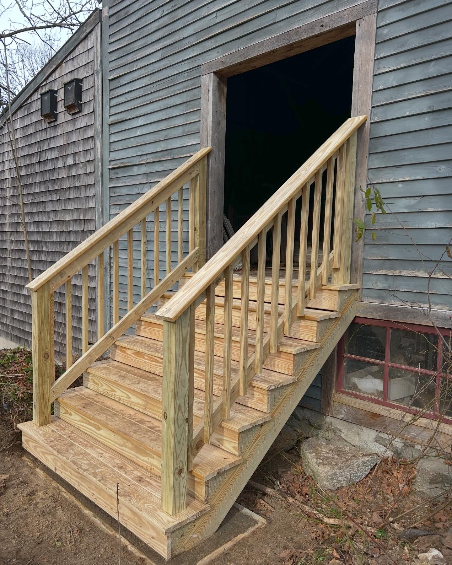 New stairs! I wouldn&rsquo;t have guessed before starting this that I&rsquo;d be working on so many cool old barns.