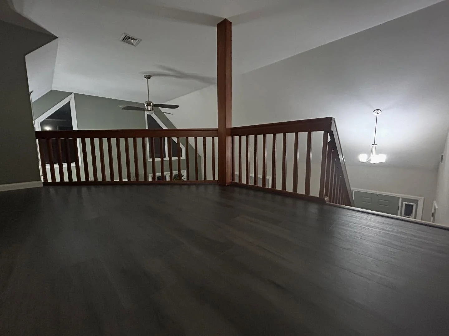 Getting rid of that old carpeting totally transformed this space!