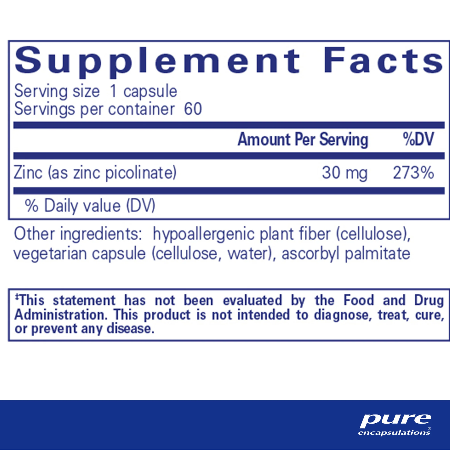Zinc 30 - Natural Health Improvement Center