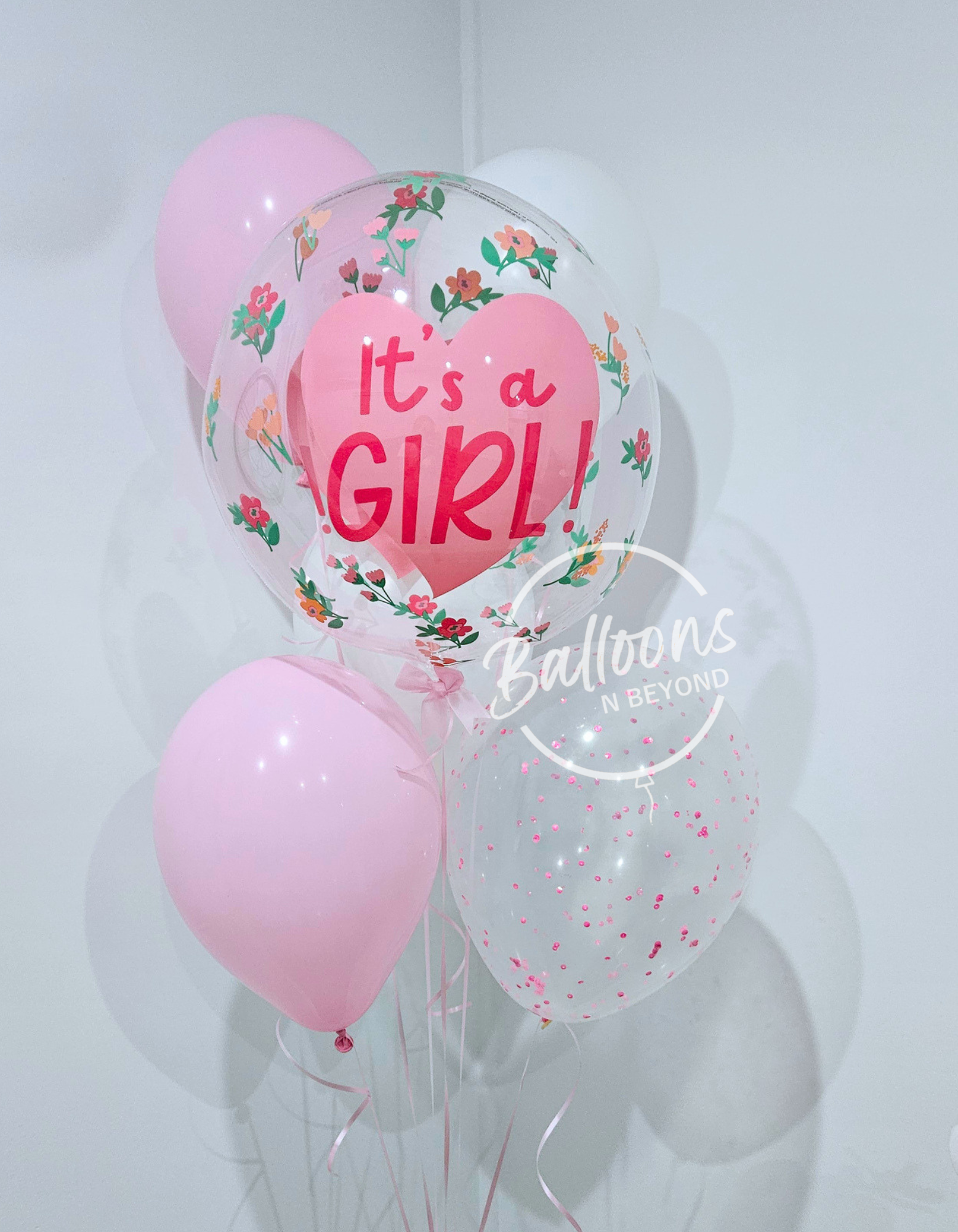 Baby Helium Balloon Bouquet Newcastle NSW